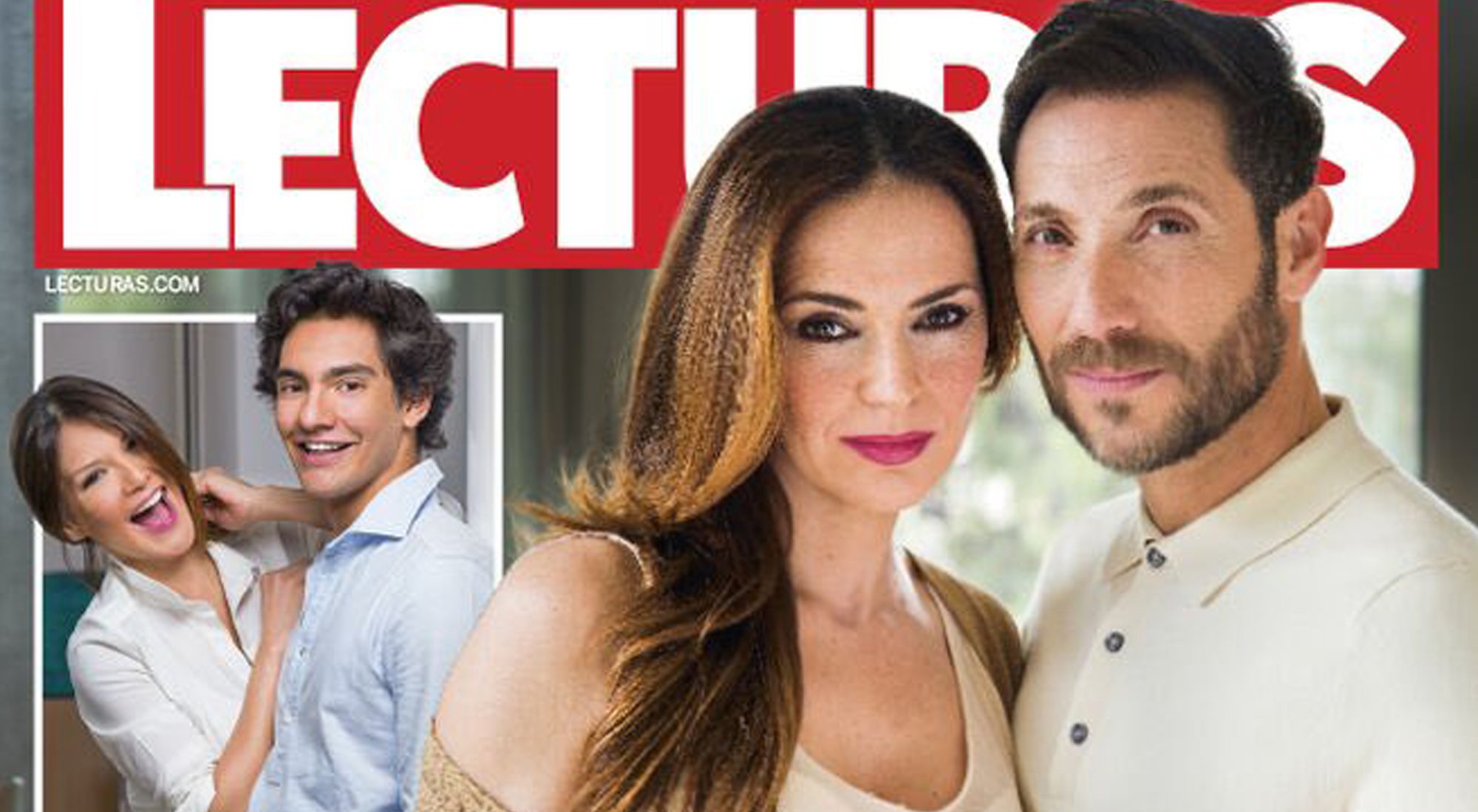 Olga Moreno posa junto a Antonio David en Lecturas