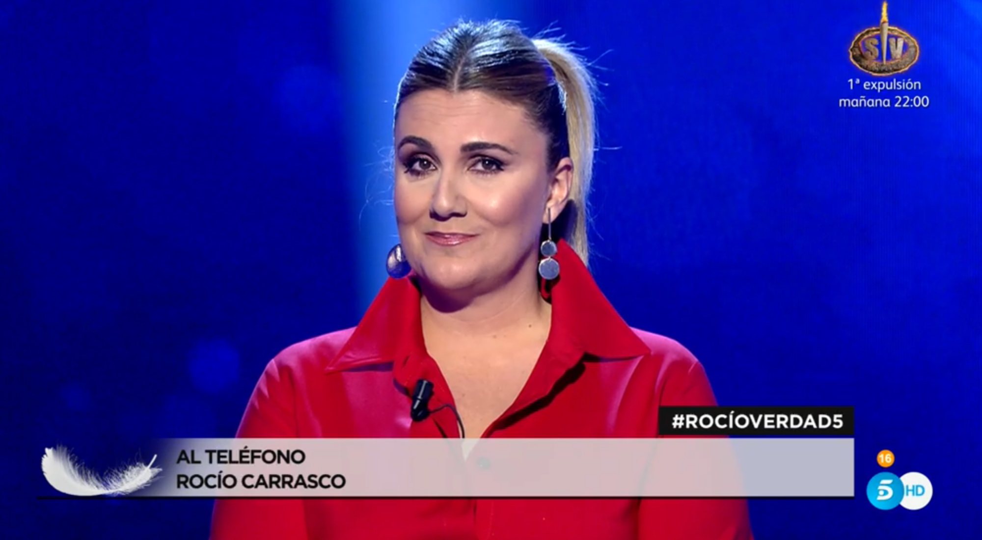Carlota Corredera habla con Rocío Carrasco antes de la emisión de 'Rocío, contar la verdad para seguir viva'