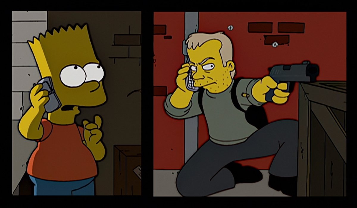 Bart conversa con Jack Bauer en el episodio 18x21 de 'Los Simpson'