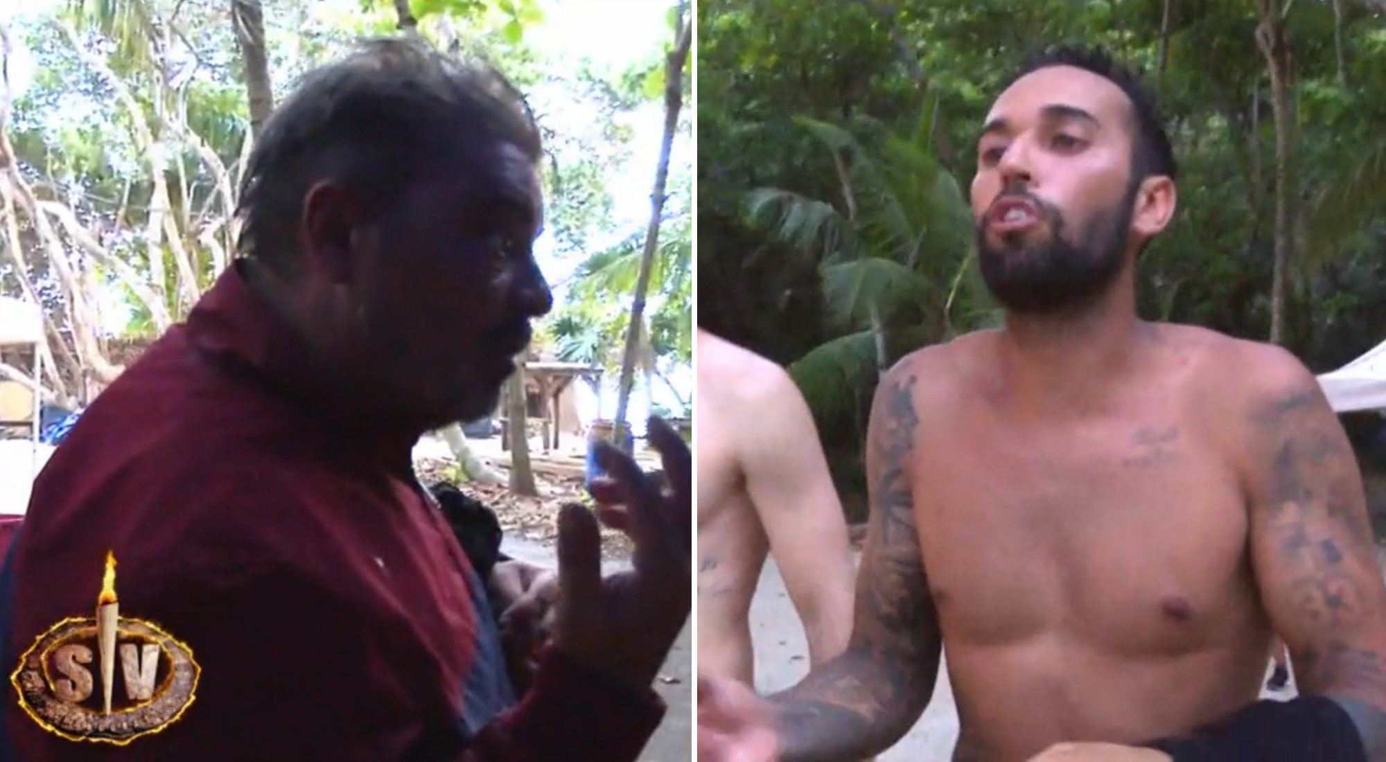 Antonio Canales y Omar Sánchez discuten en 'Supervivientes 2021'