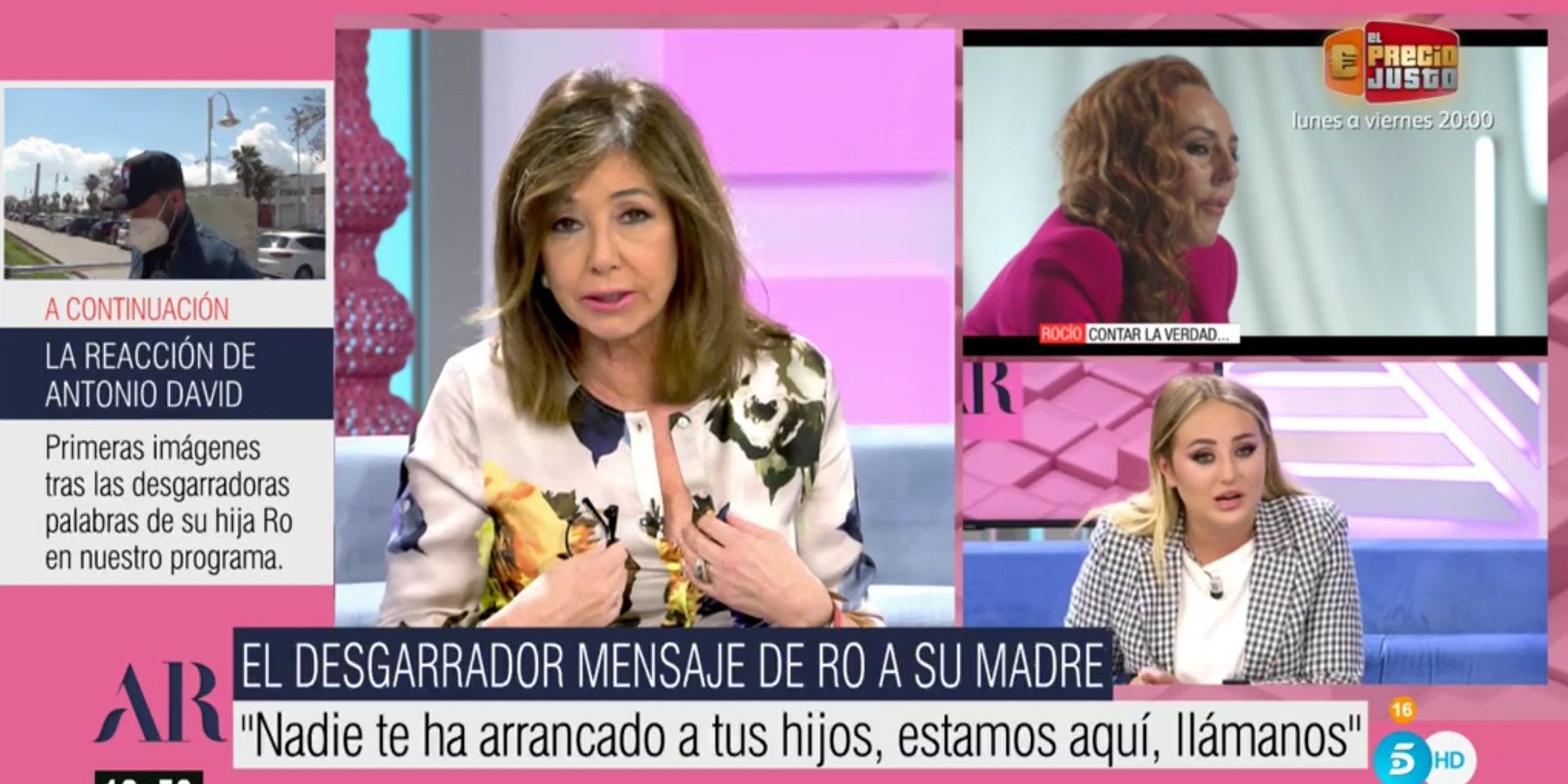 Ana Rosa Quintana muestra apoyo a Rocío Flores