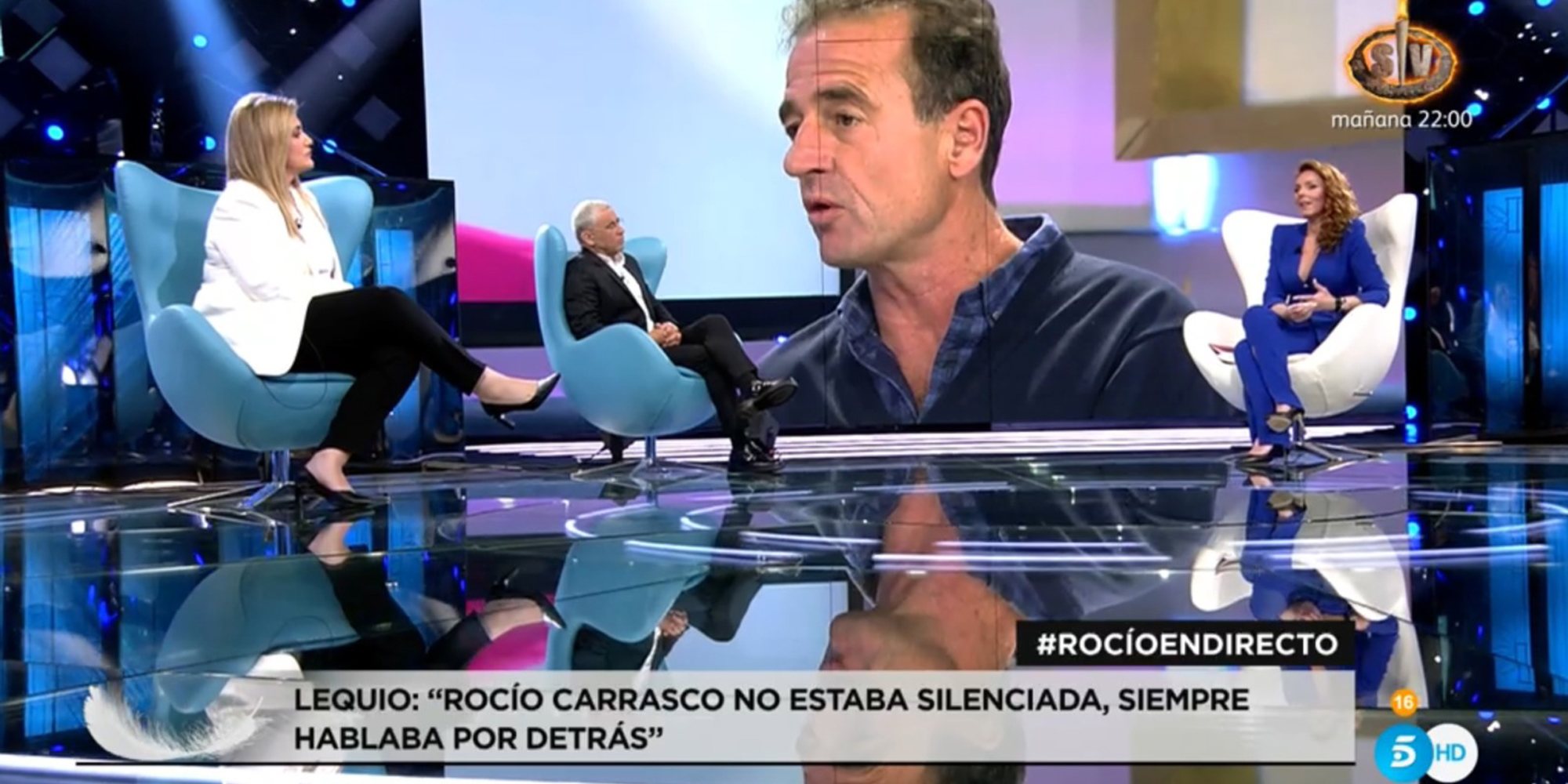 Rocío Carrasco responde a Alessandro Lecquio