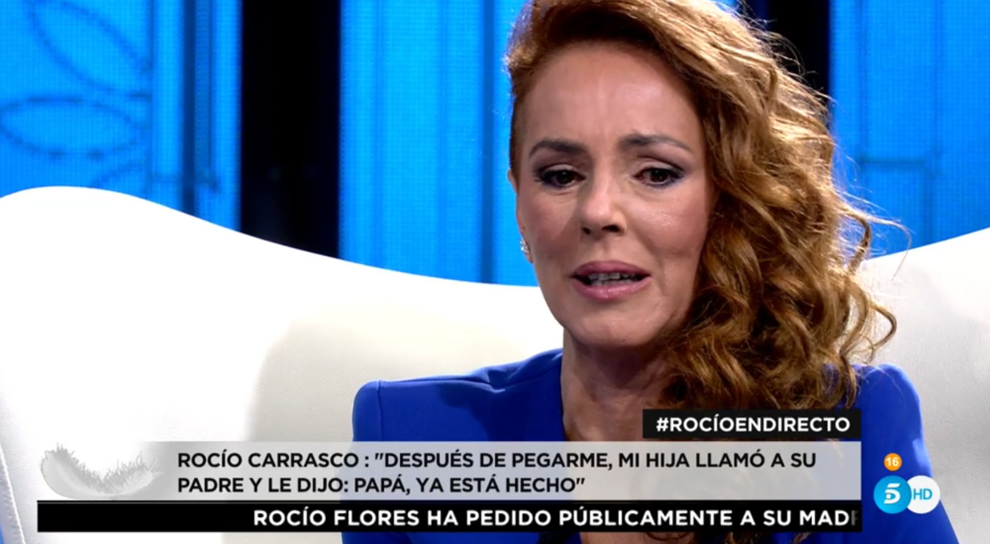 Rocío Carrasco habla de la agresión que sufrió a manos de su hija, Rocío Flores