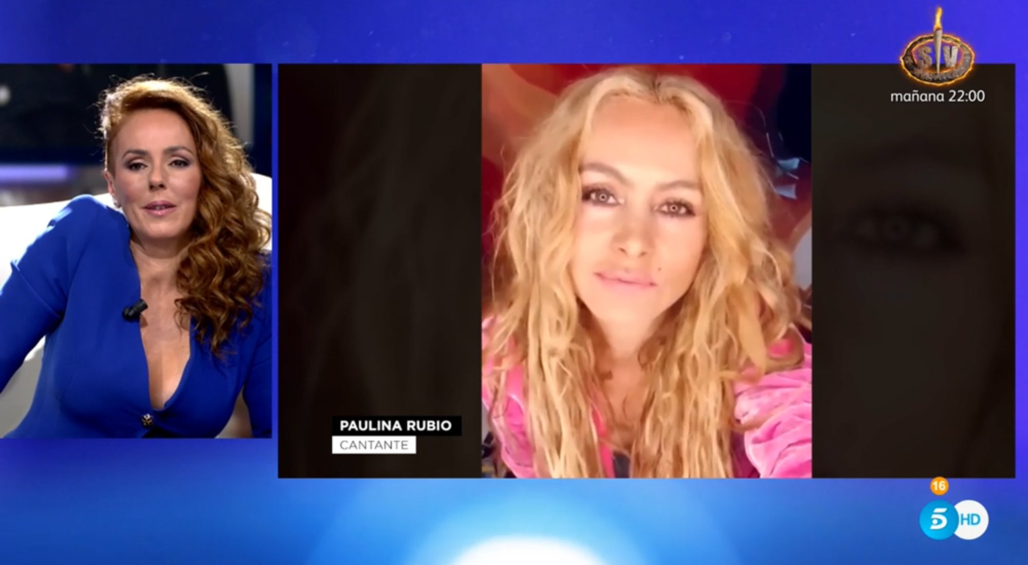 Paulina Rubio envía un mensaje de apoyo a Rocío Carrasco