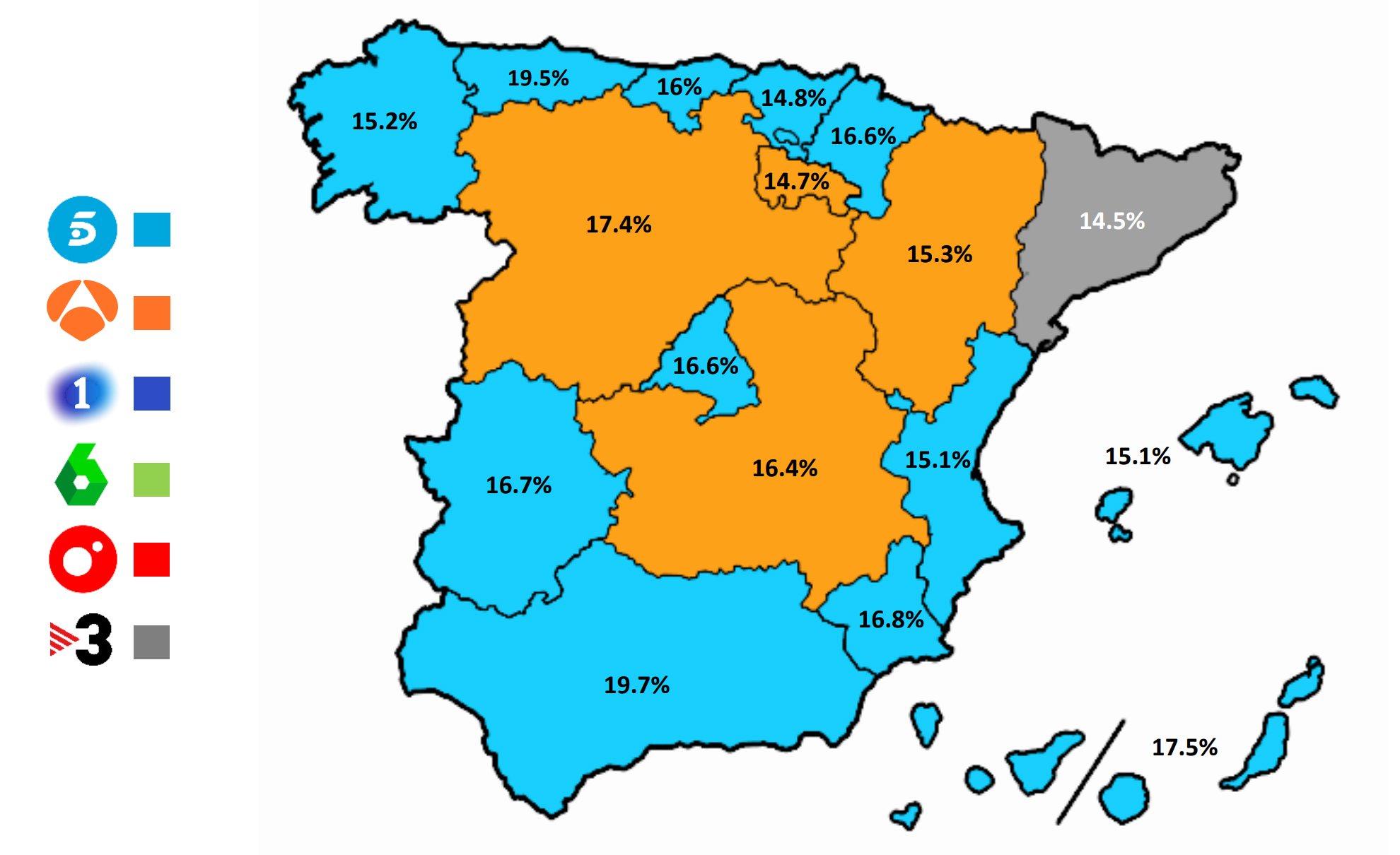 ¿Quién lidera por comunidades?