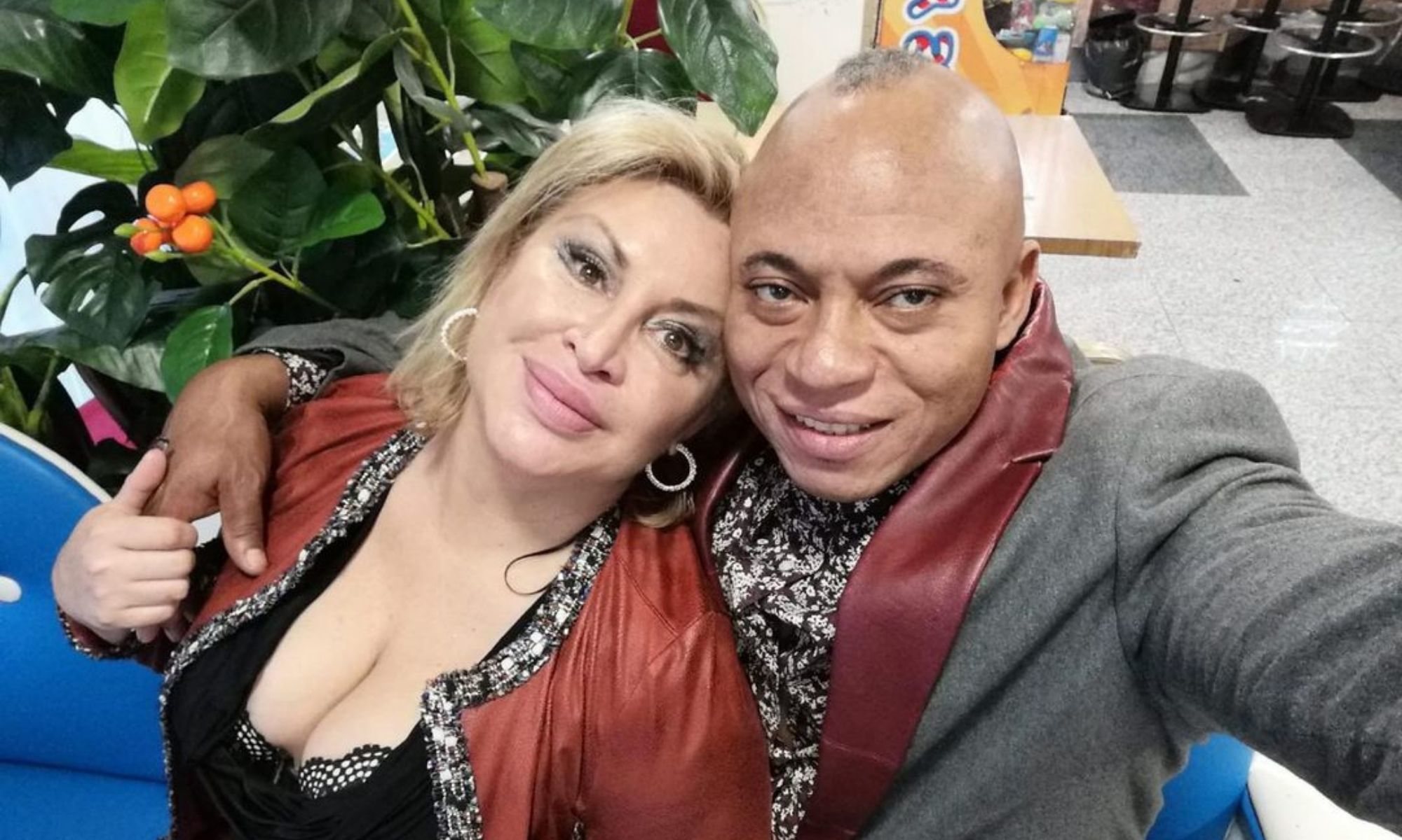 Raquel Mosquera y su marido Isi