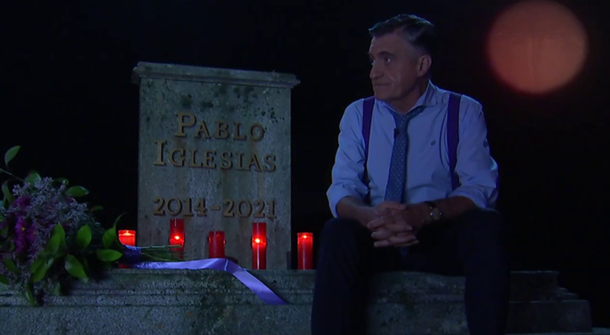 El Gran Wyoming en la tumba política de Pablo Iglesias