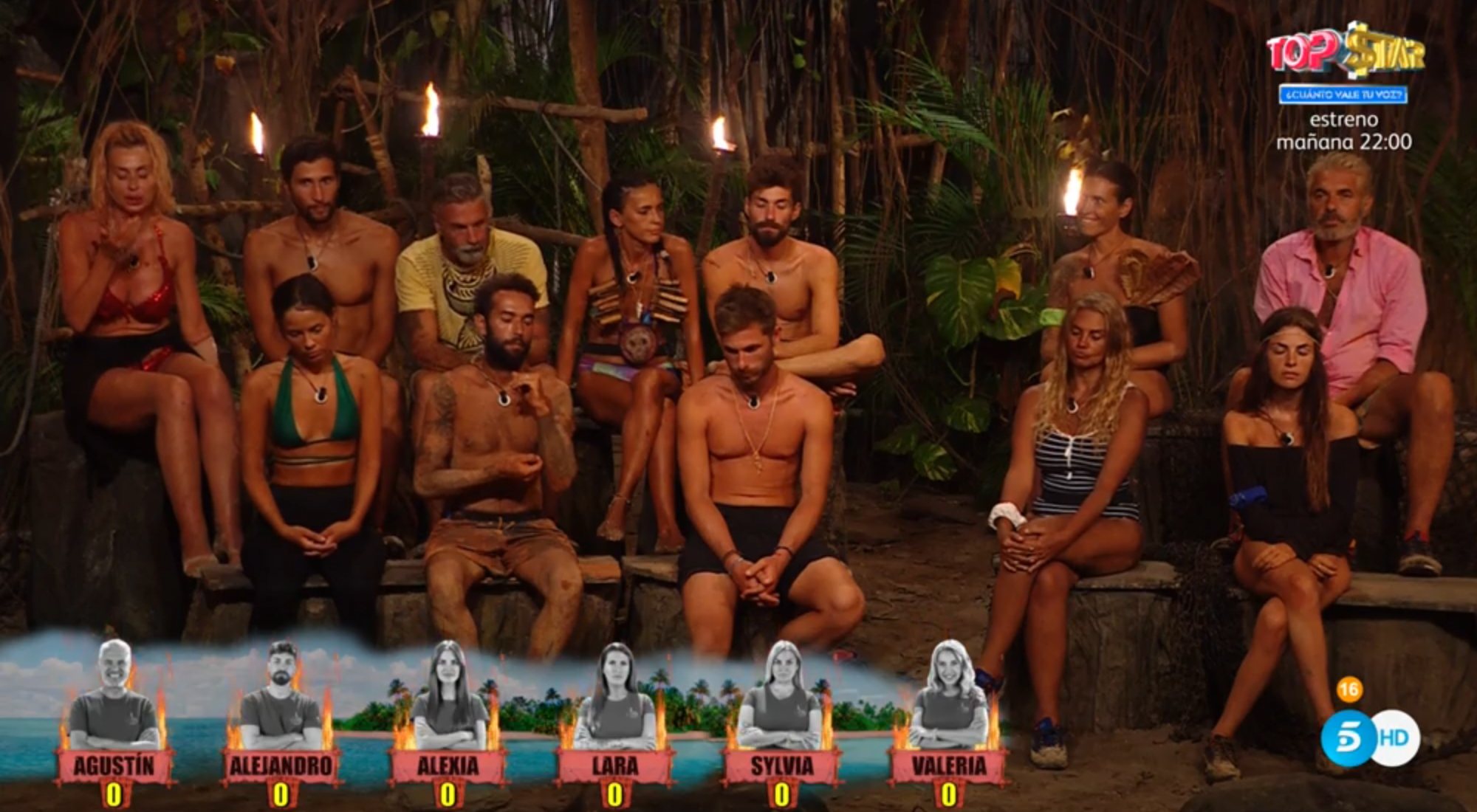 Los concursantes de &#39;Supervivientes 2021&#39; tras conocer a los nominados de la gala 5