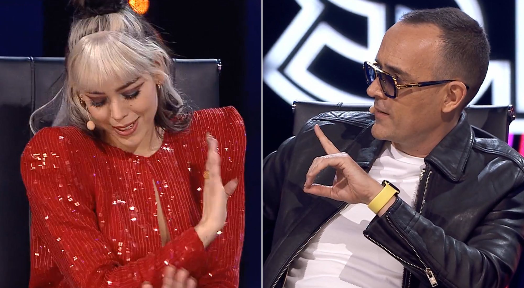 Danna Paola y Risto Mejide, enfrentados en 'Top Star'