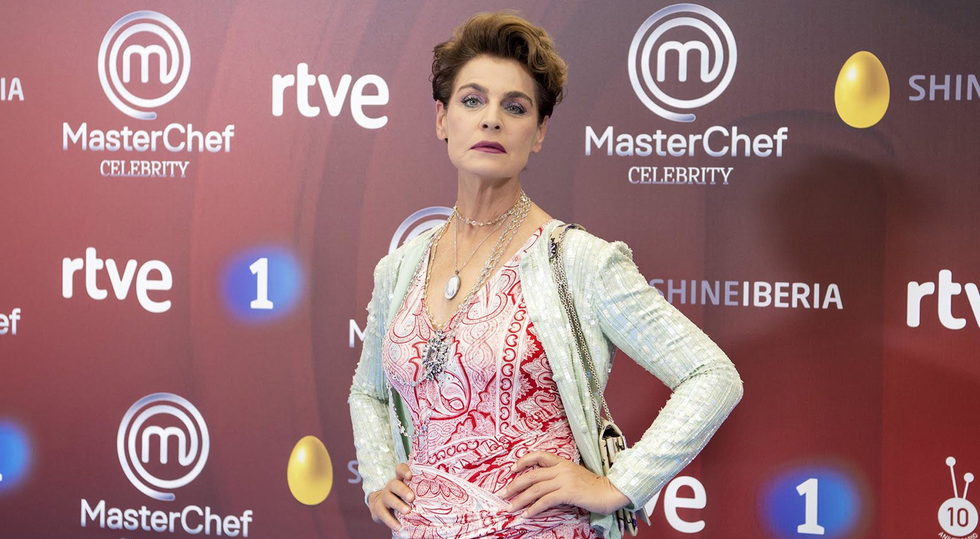 Antonia Dell'Atte en la presentación de 'Masterchef Celebrity 3'
