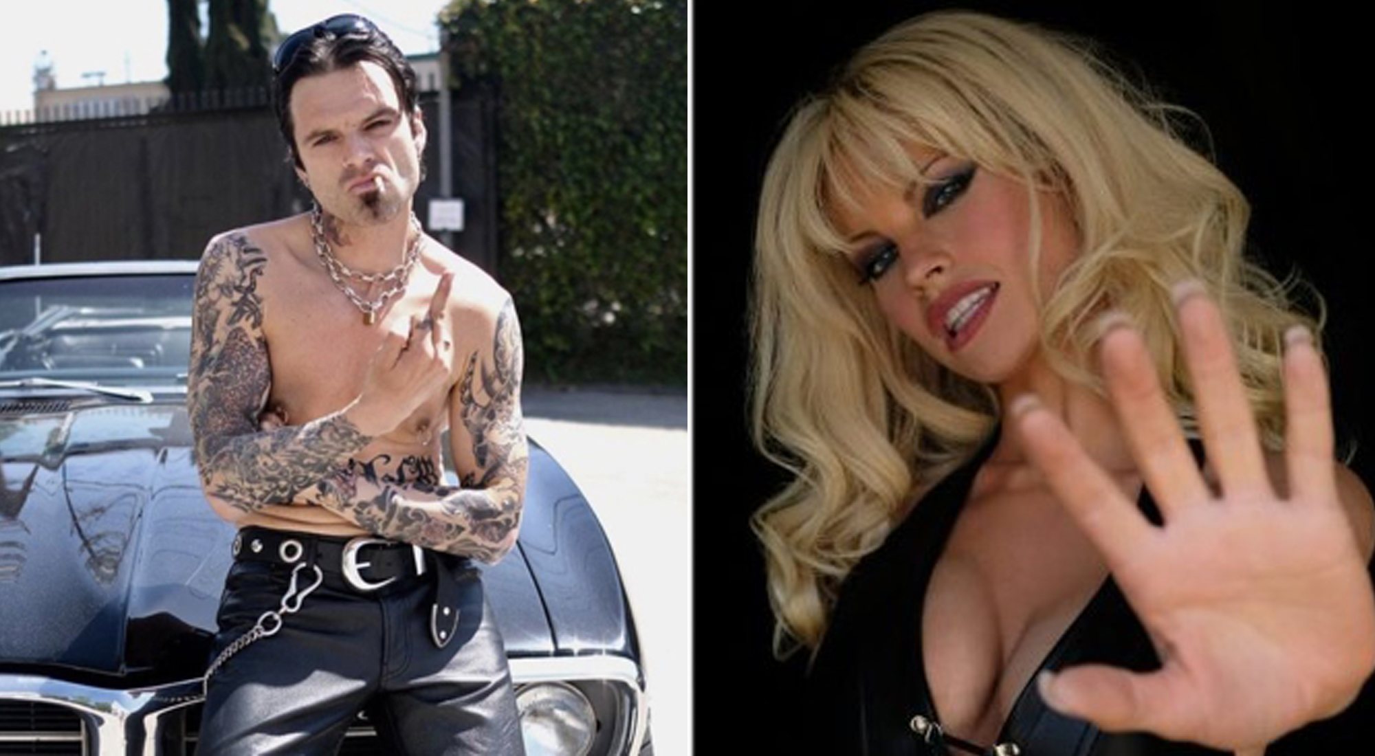 Lily James y Sebastian Stan como Pamela Anderson y Tommy Lee en 'Pam & Tommy'