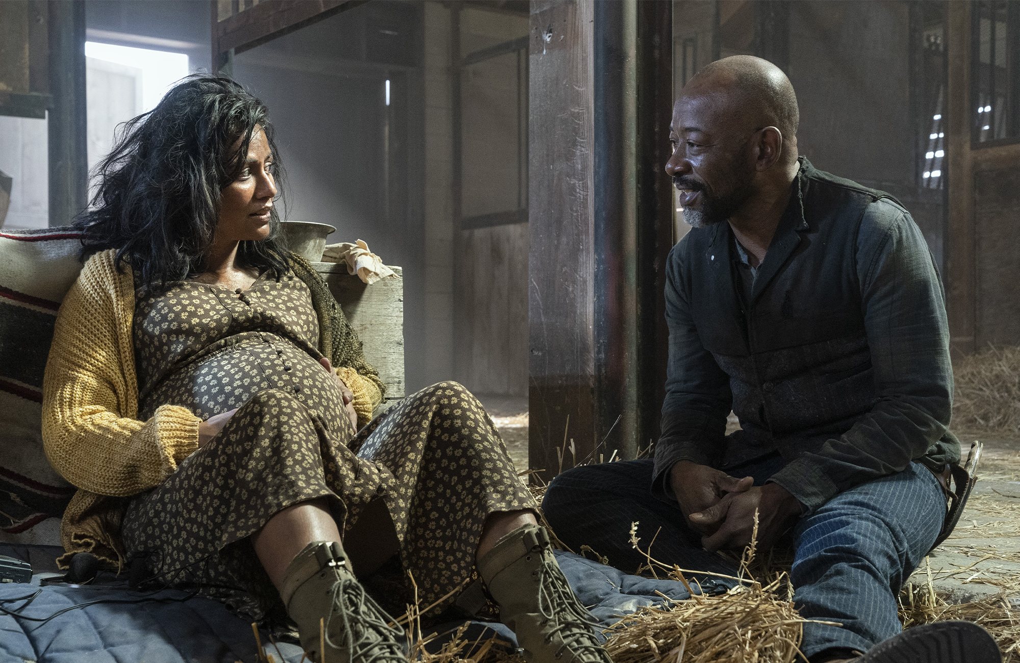 Grace y Morgan en el 6x12 de 'Fear The Walking Dead'