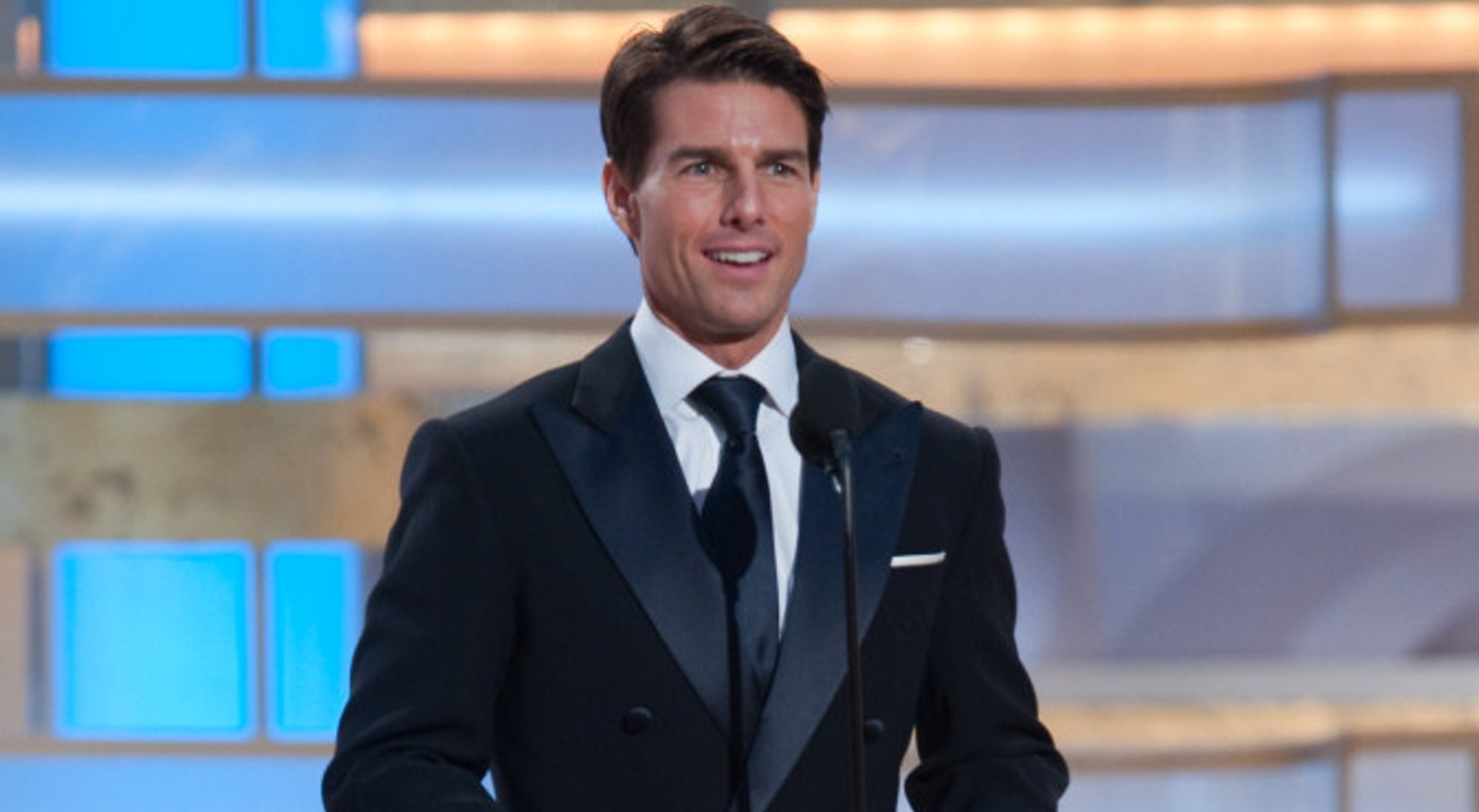 Tom Cruise en los Globos de Oro 2009