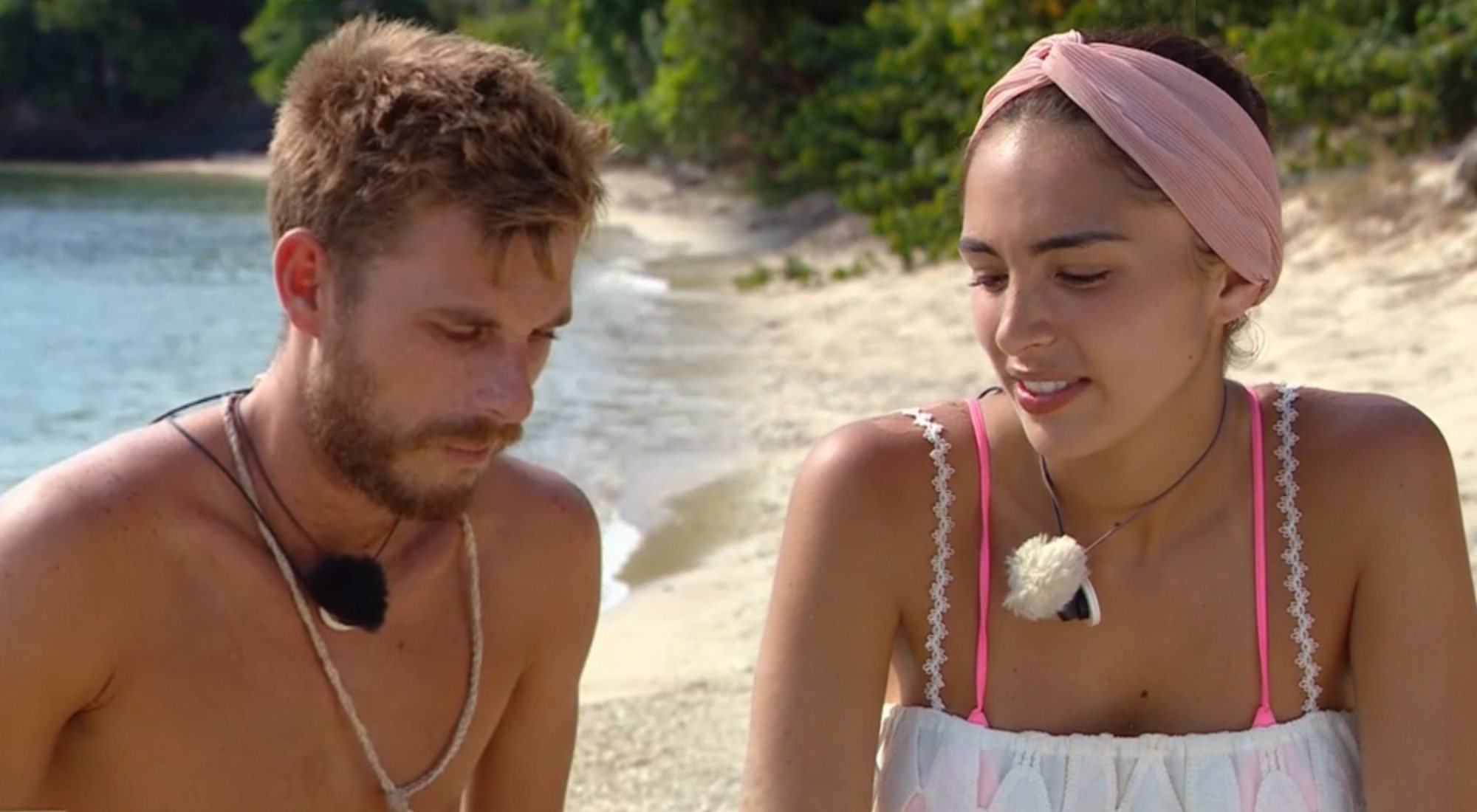 Tom Brusse y Sandra, en sus últimos minutos juntos en 'Supervivientes'