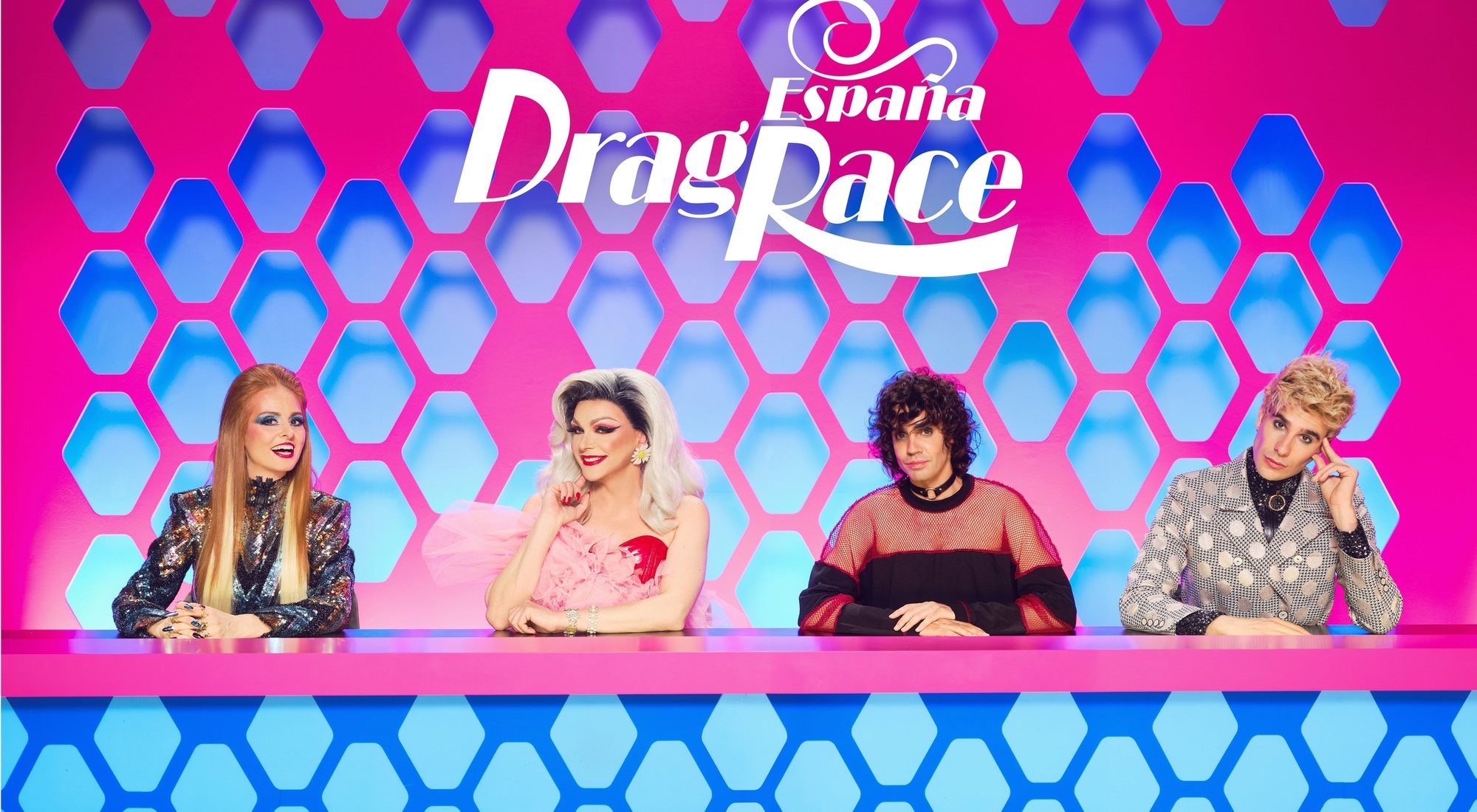 El jurado y presentadora de 'Drag Race España'