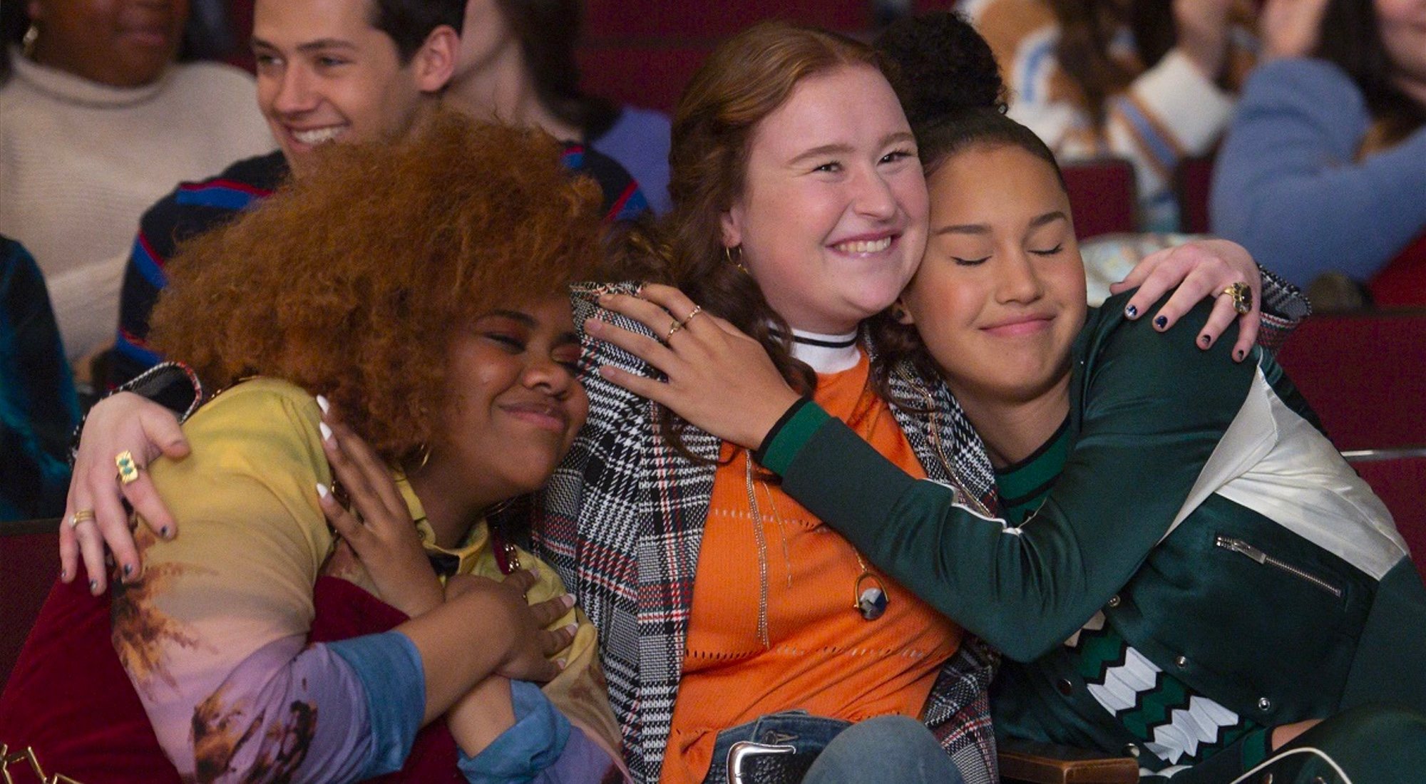 Julia Lester, Dara Renee y Sofia Wylie en 'High School Musical: El musical: La serie'