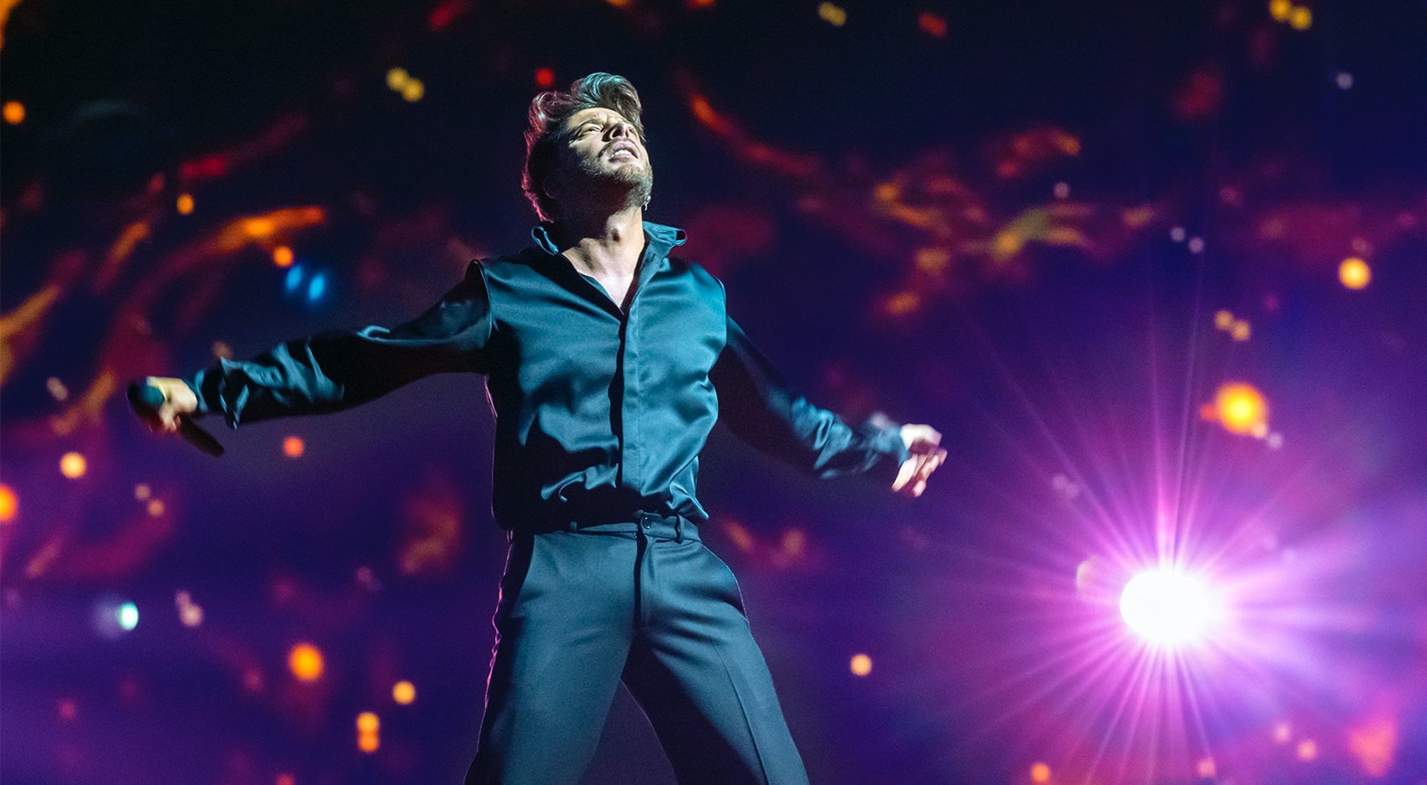 Blas Cantó en los ensayos de Eurovisión 2021