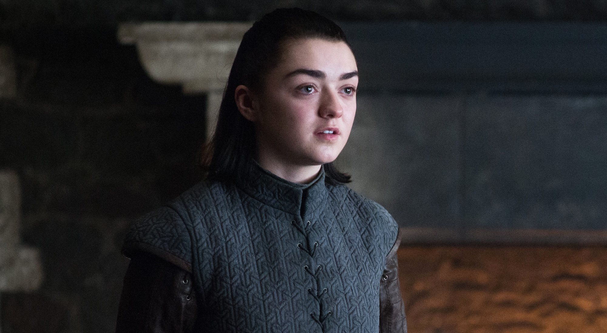 Arya rindió homenaje a Nymeria al ponerle su nombre a su lobo huargo