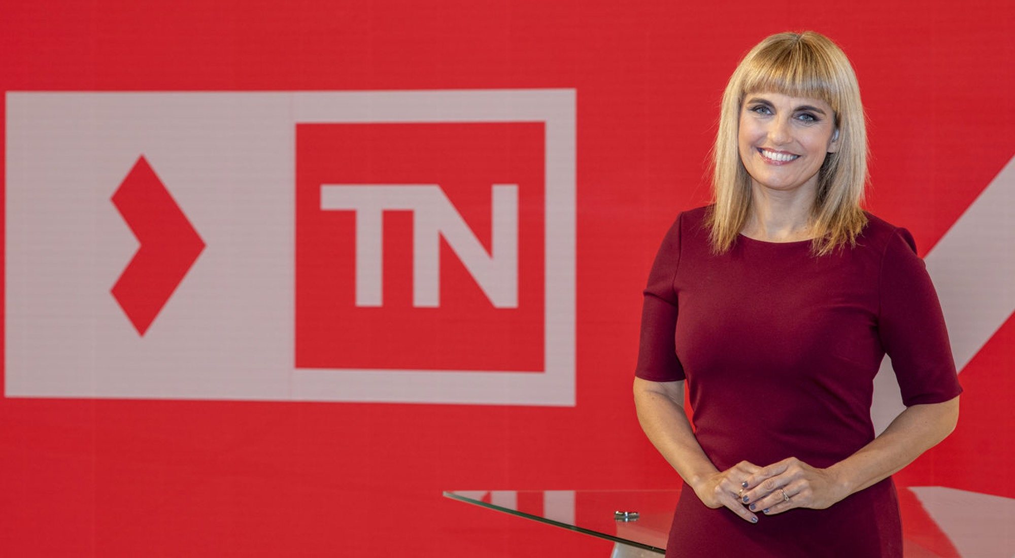 Lourdes Maldonado, presentadora de 'Telenoticias 1' en Telemadrid
