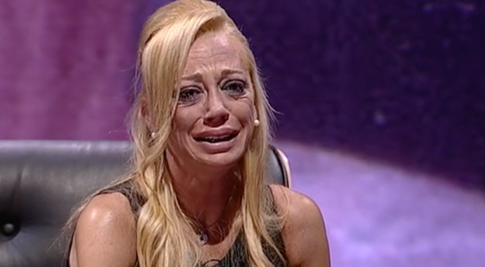 Belén Esteban durante su participación en &#39;La caja&#39;