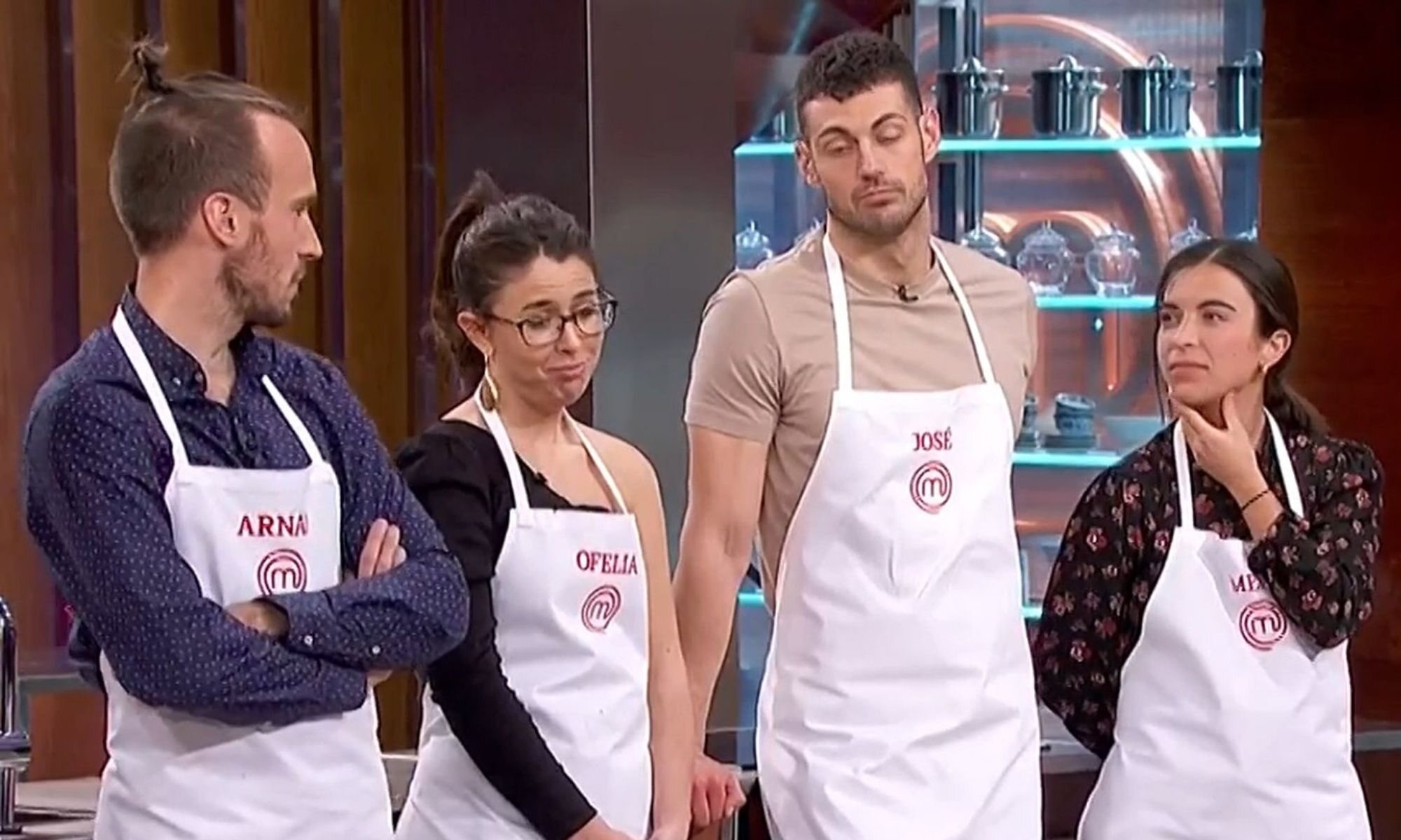 Ofelia junto a sus compañeros en &#39;MasterChef 9&#39;