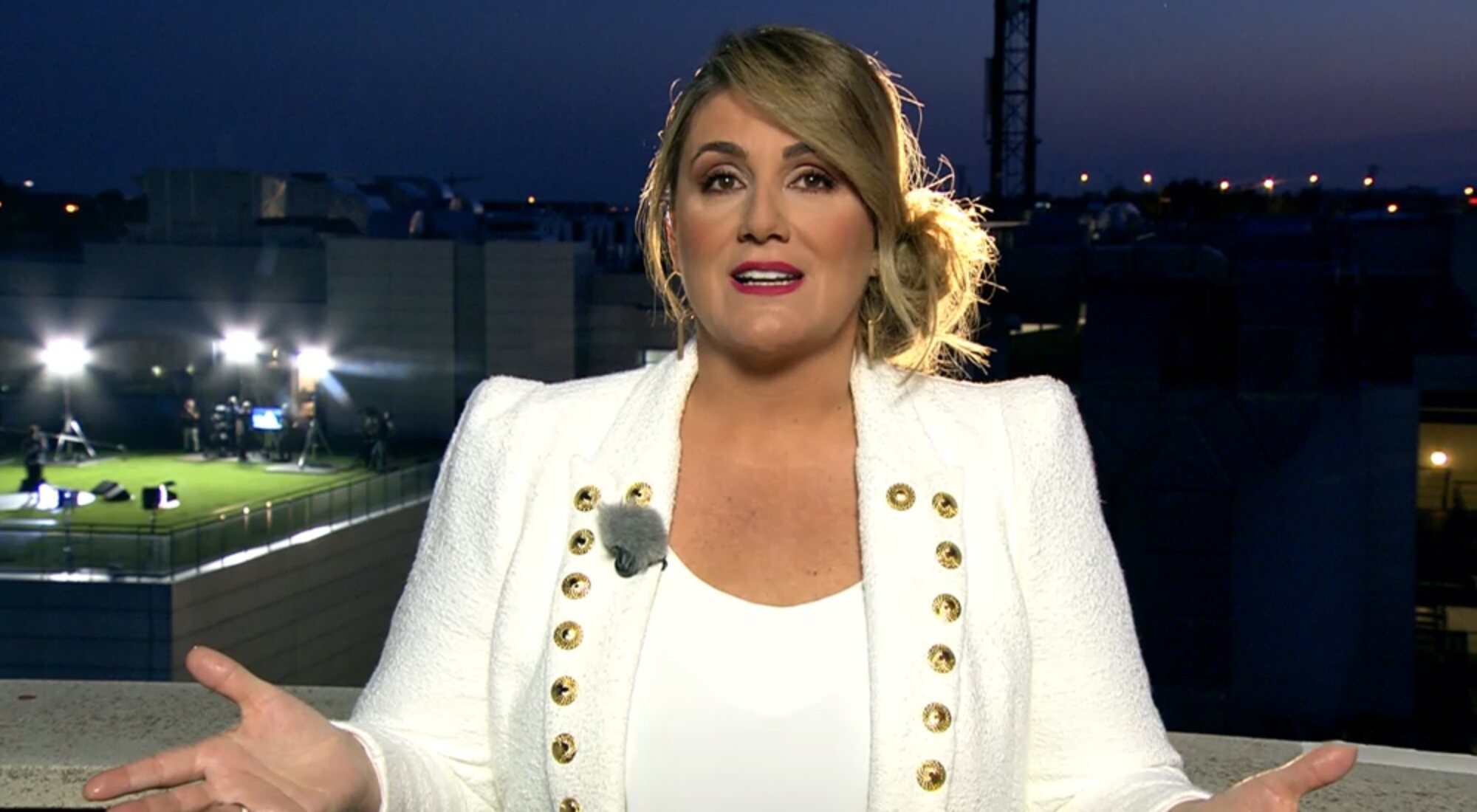 Carlota Corredera, antes de su entrevista con Rocío Carrasco