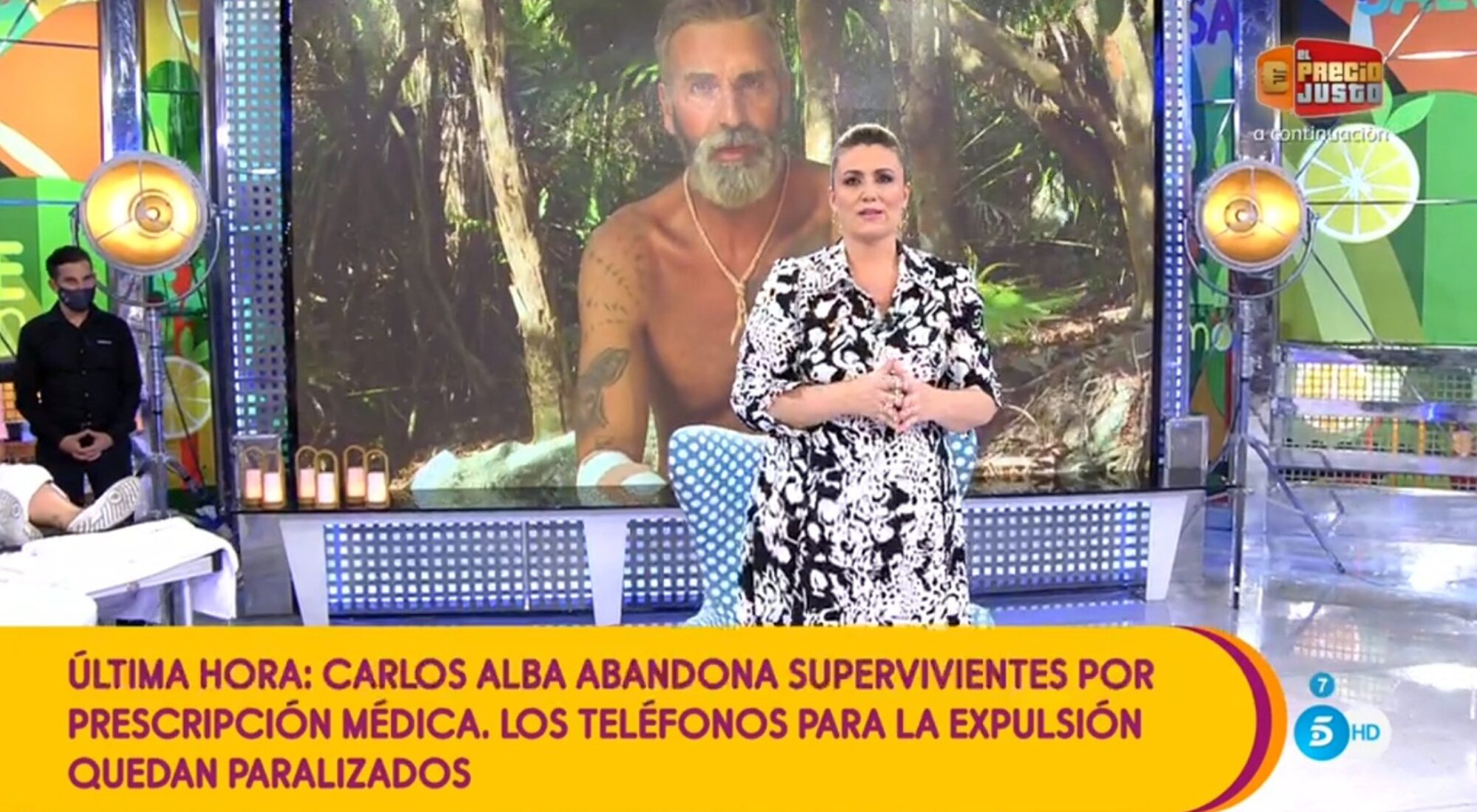 Carlota Corredera confirma en 'Sálvame' que Carlos Alba ha abandonado 'Supervivientes'