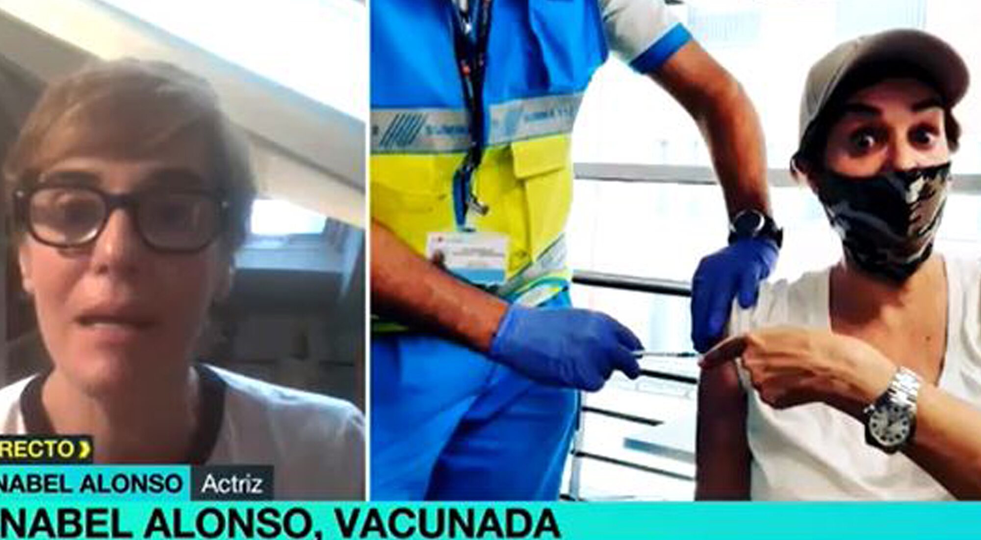 Anabel Alonso y su imitación a los negacionistas