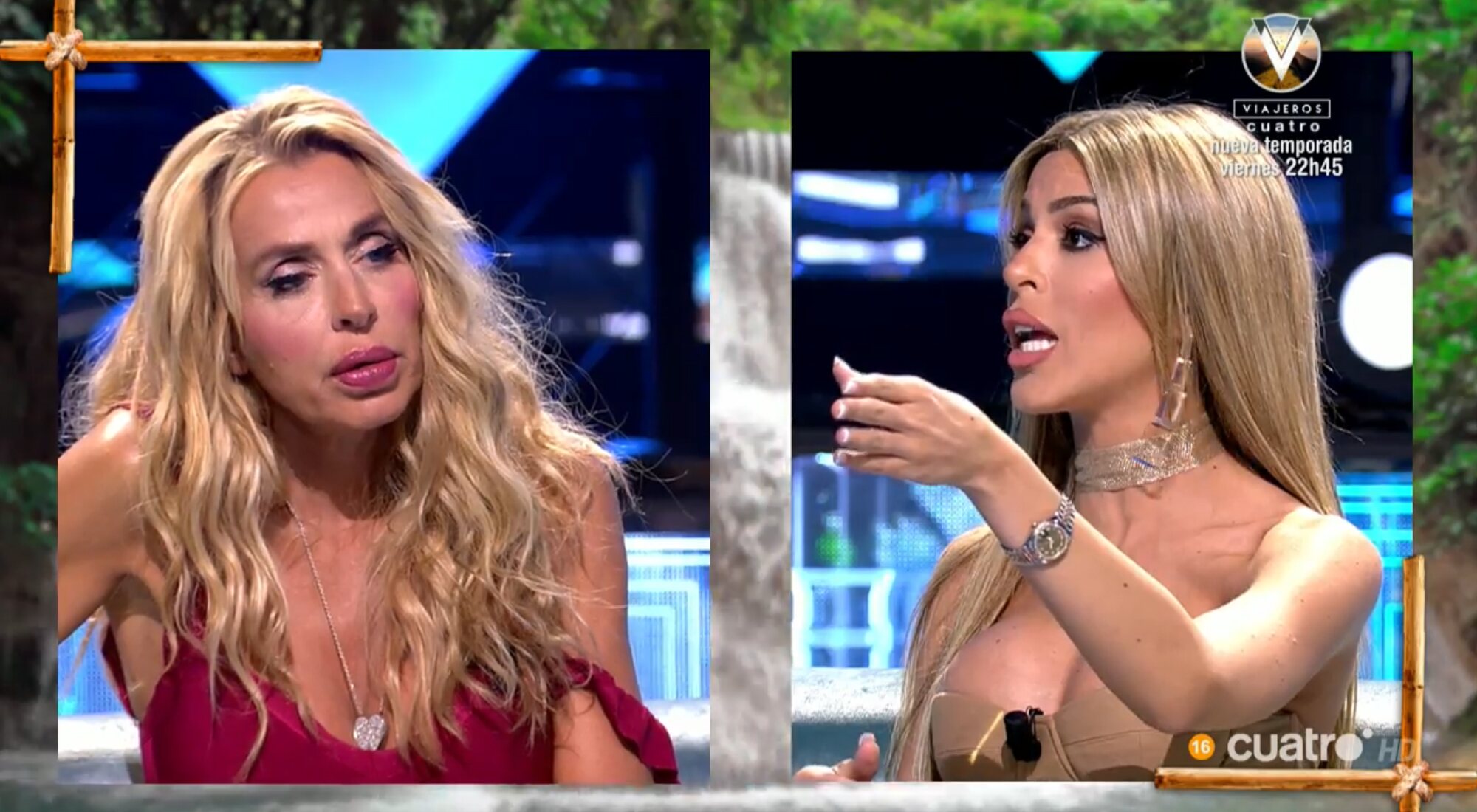 Valeria Marini y Oriana Marzoli, enfrentadas en 'Supervivientes'