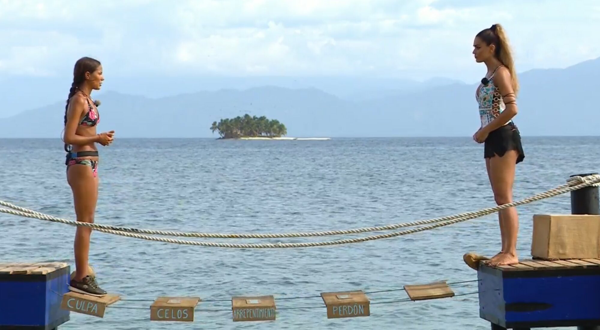 Melyssa se enfrenta al puente de las emociones en 'Supervivientes' con Lara Álvarez