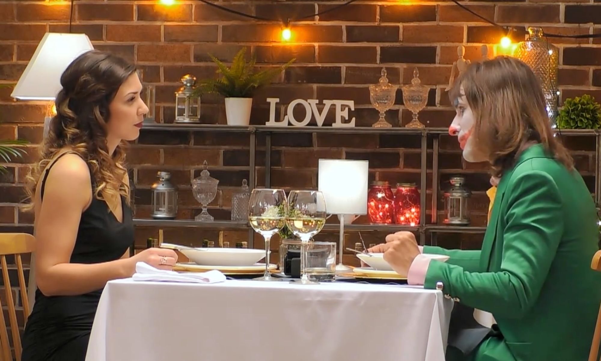 Krisztina y Daniel en 'First Dates'