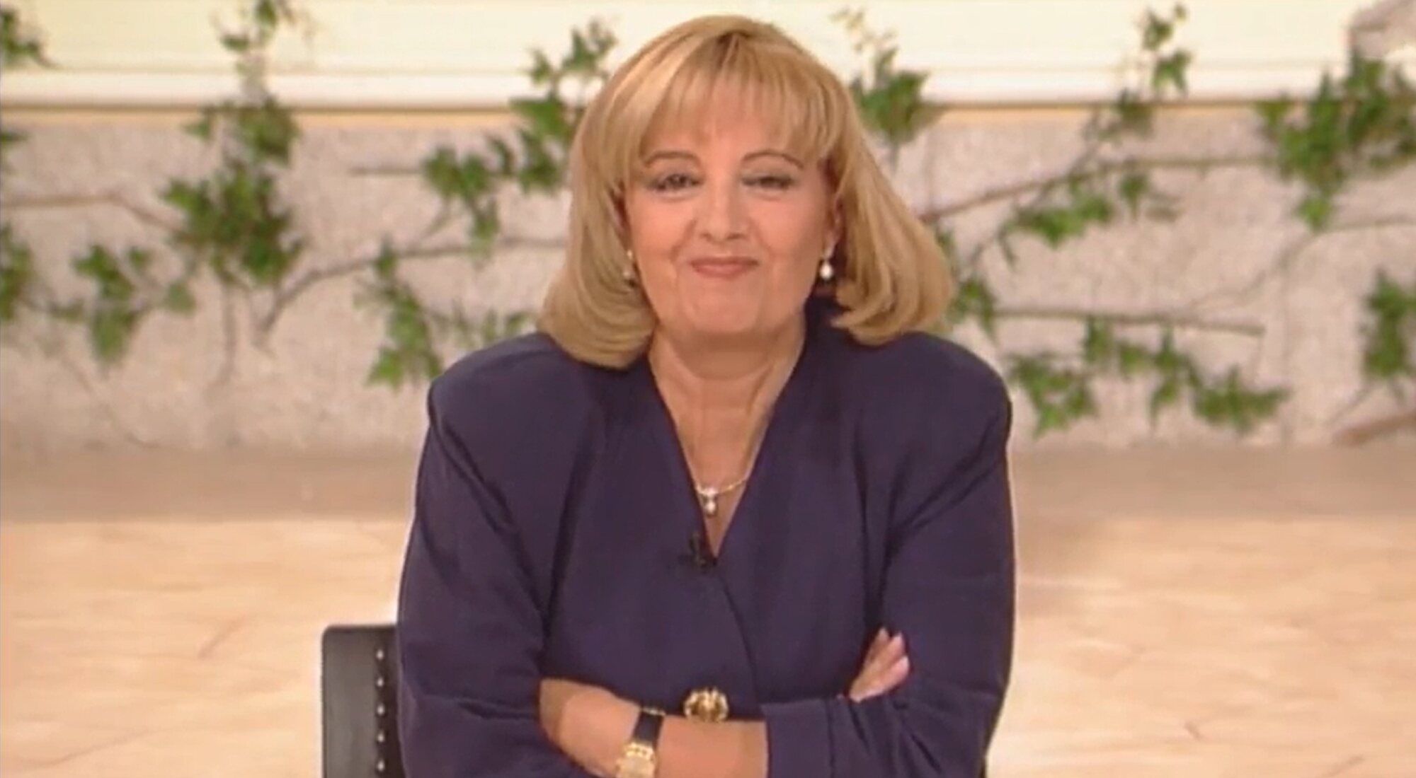 María Teresa, el día del estreno de 'Día a día' en Telecinco
