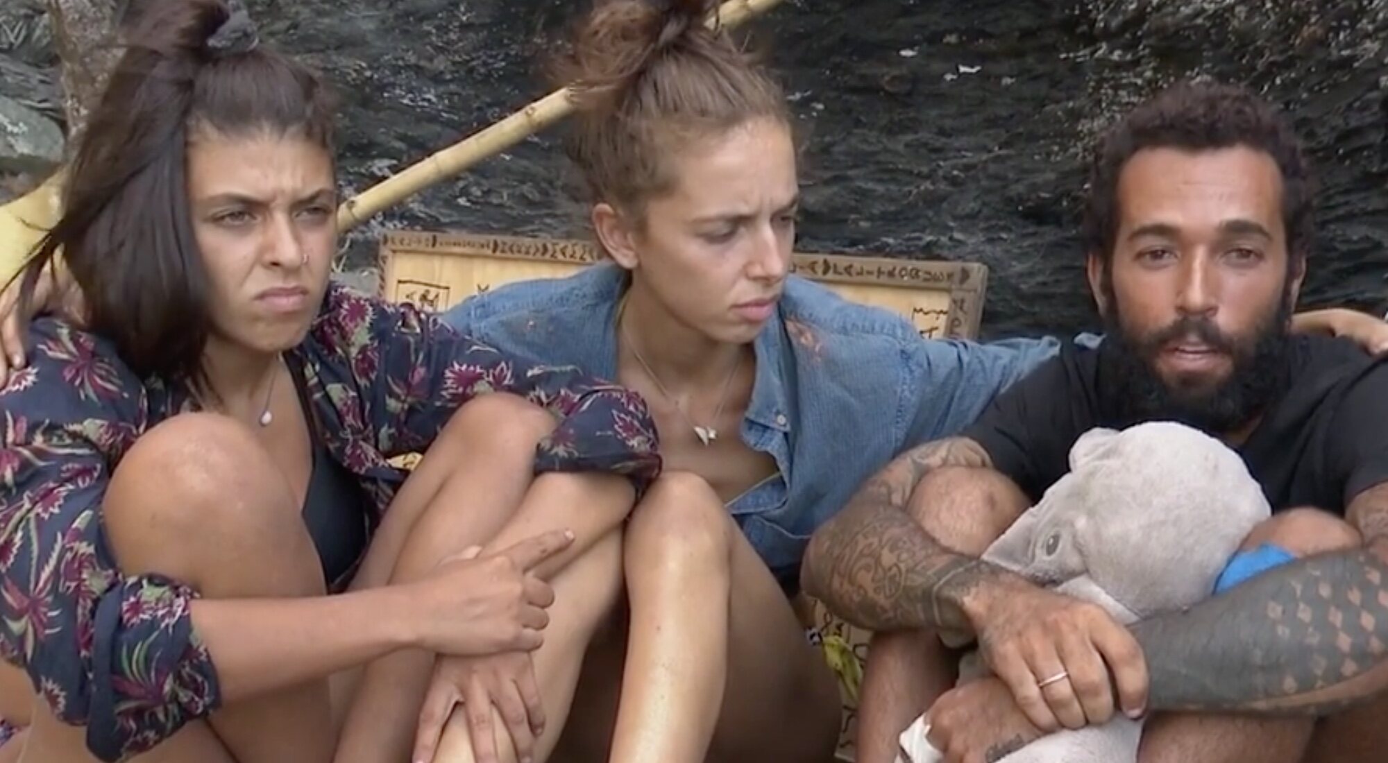 Lola Mencía, Palito Dominguín y Omar Sánchez en 'Supervivientes 2021'