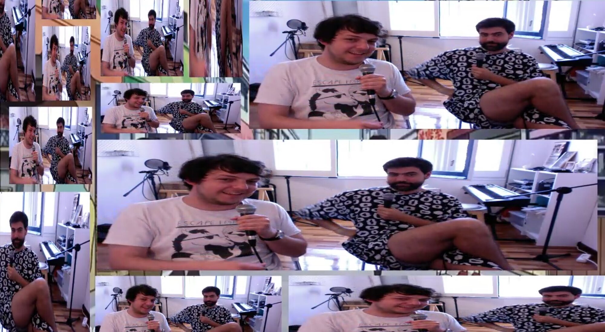Xavi Daura y Esteban Navarro durante una retransmisión en Twitch