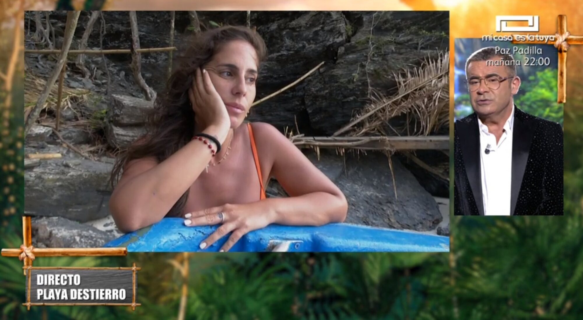 Jorge Javier reprende a Anabel Pantoja por dar información a Omar Sánchez y Lola en 'Supervivientes'