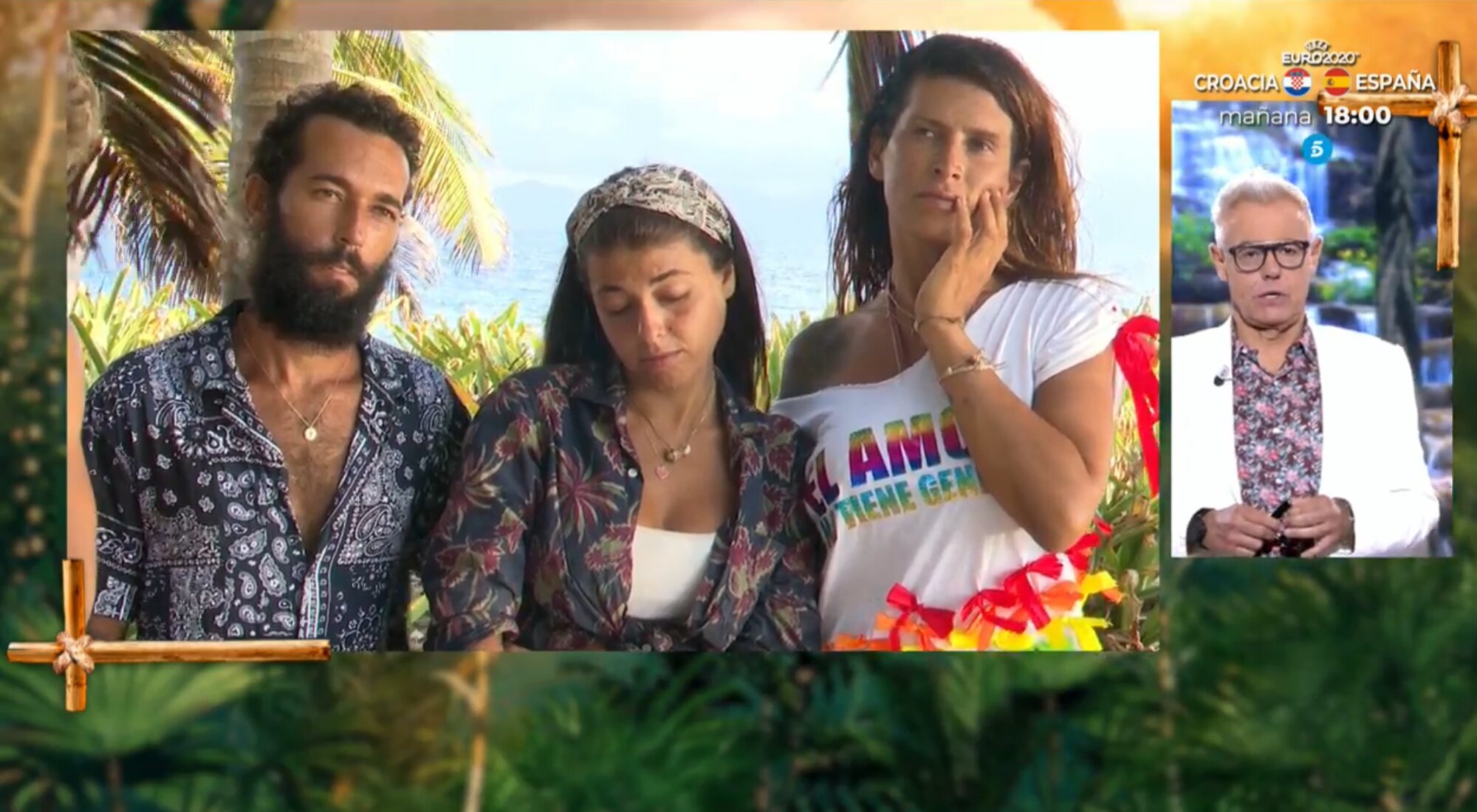 Jordi González comunica las sanciones a Omar Sánchez y Lola en &#39;Supervivientes&#39;