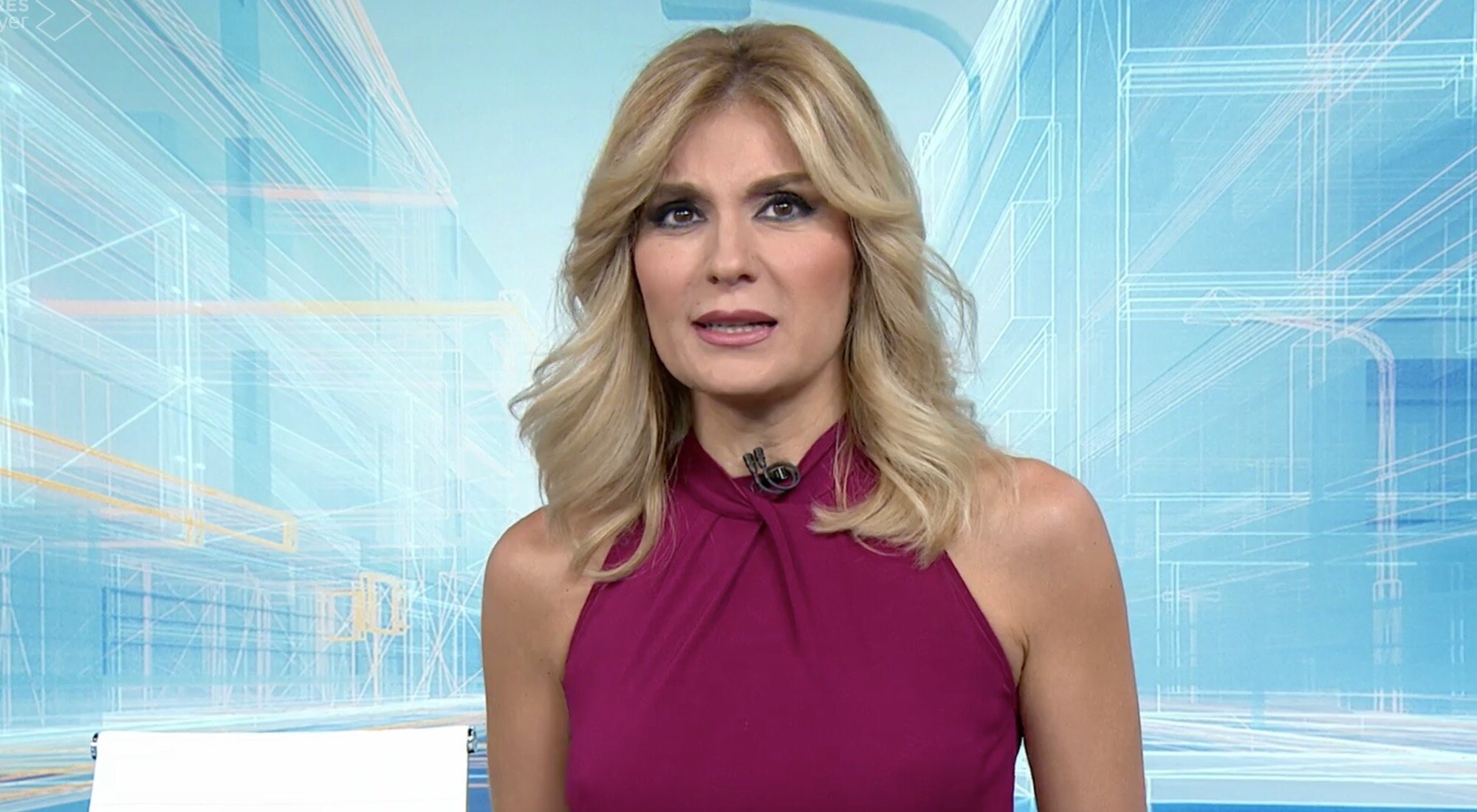 Sandra Golpe, presentadora de 'Antena 3 noticias 1'