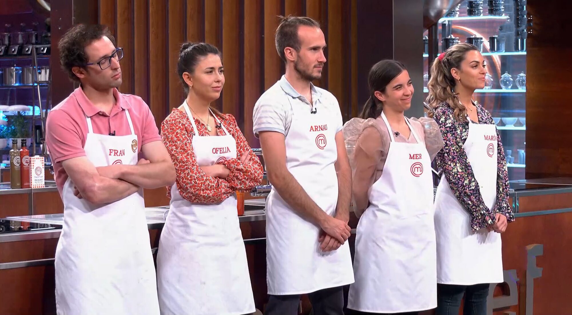 Los cinco aspirantes de 'Masterchef 9' en su semifinal