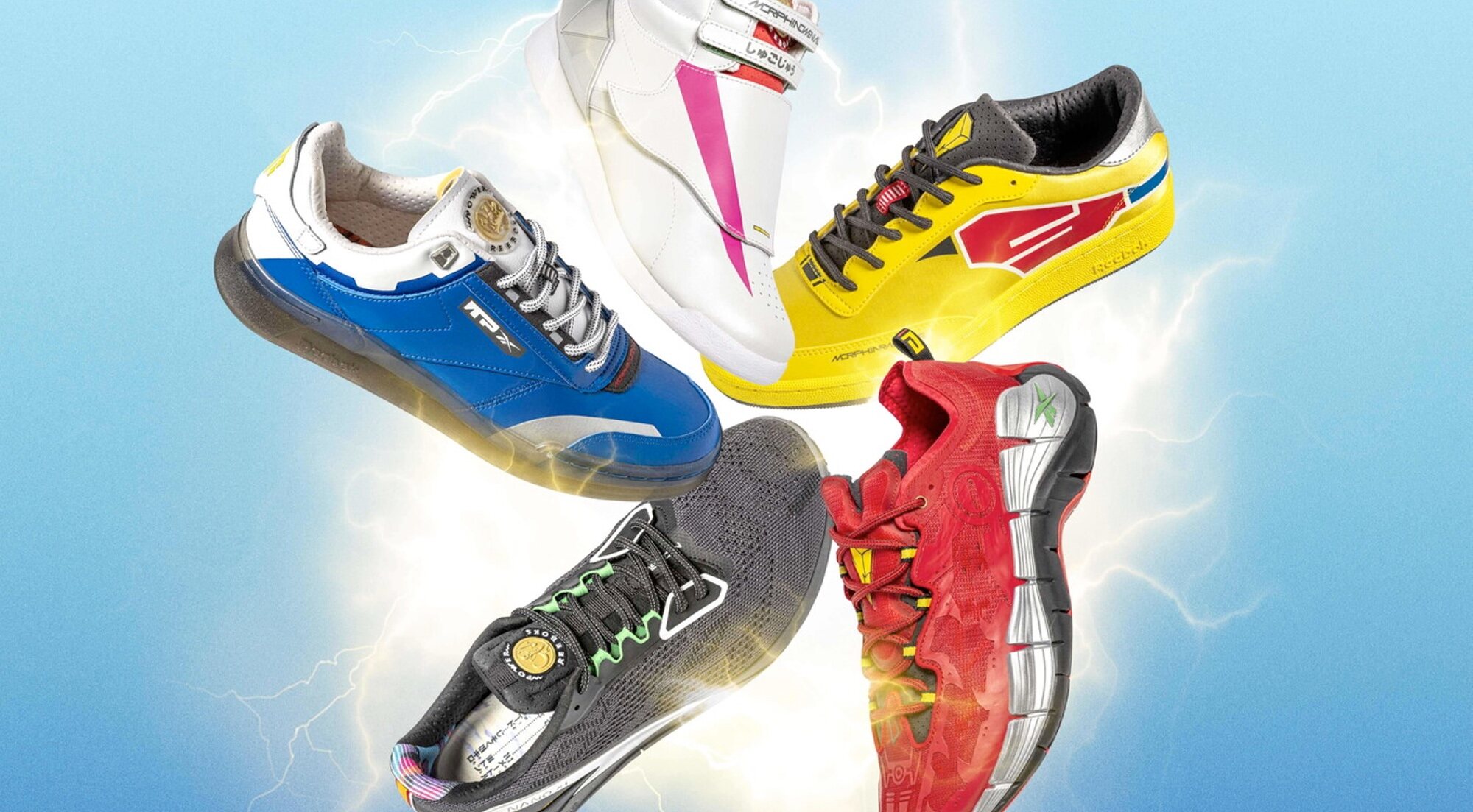 Colección de zapatillas Reebok x Power Rangers
