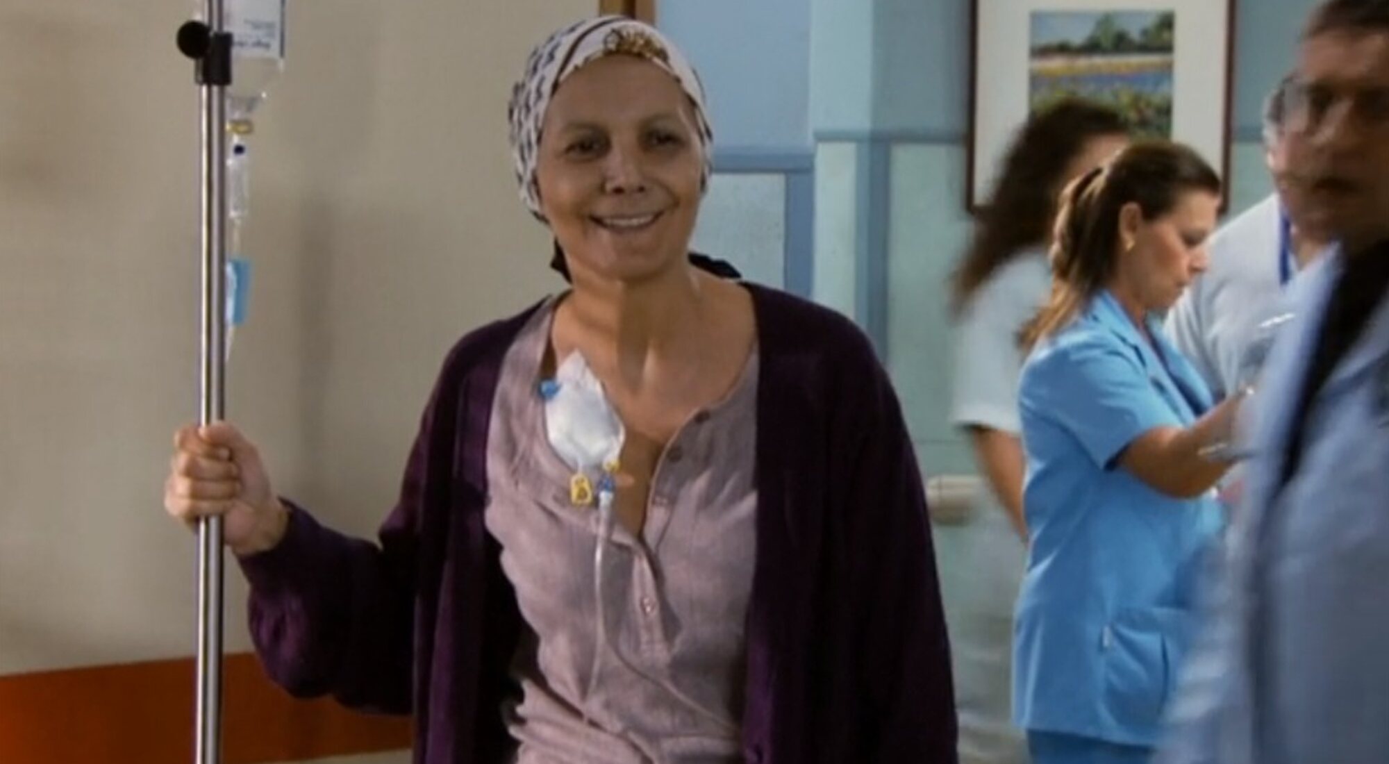 Elena Irureta en el papel de Candela en 'Hospital central'
