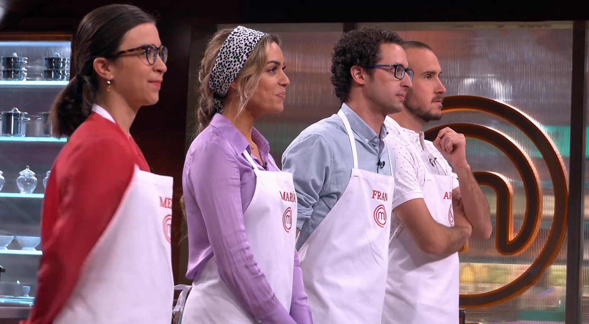 Los finalistas de &#39;Masterchef 9&#39; al comienzo de la gran final