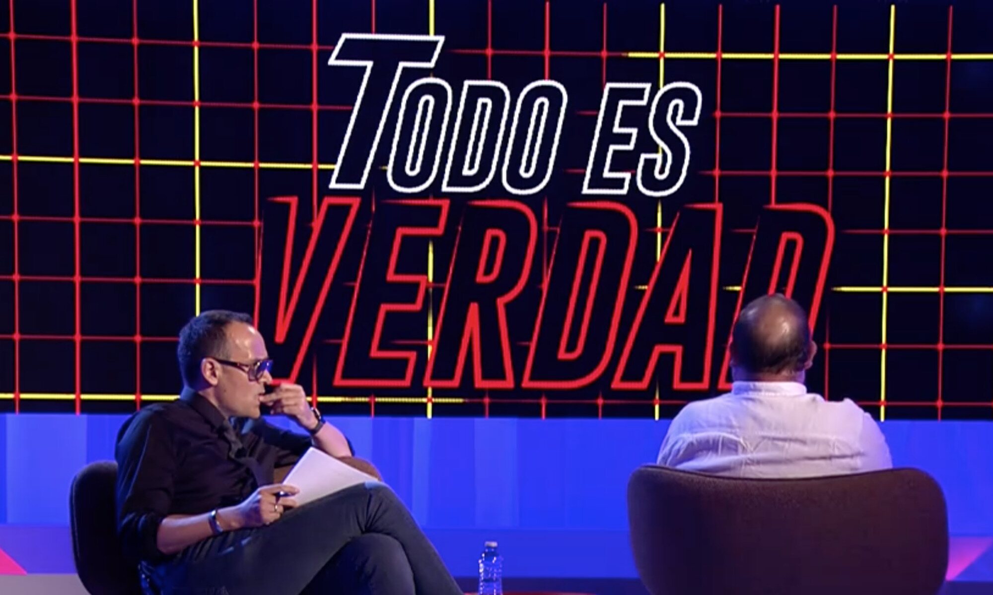 Risto Mejide y Raúl durante la entrevista