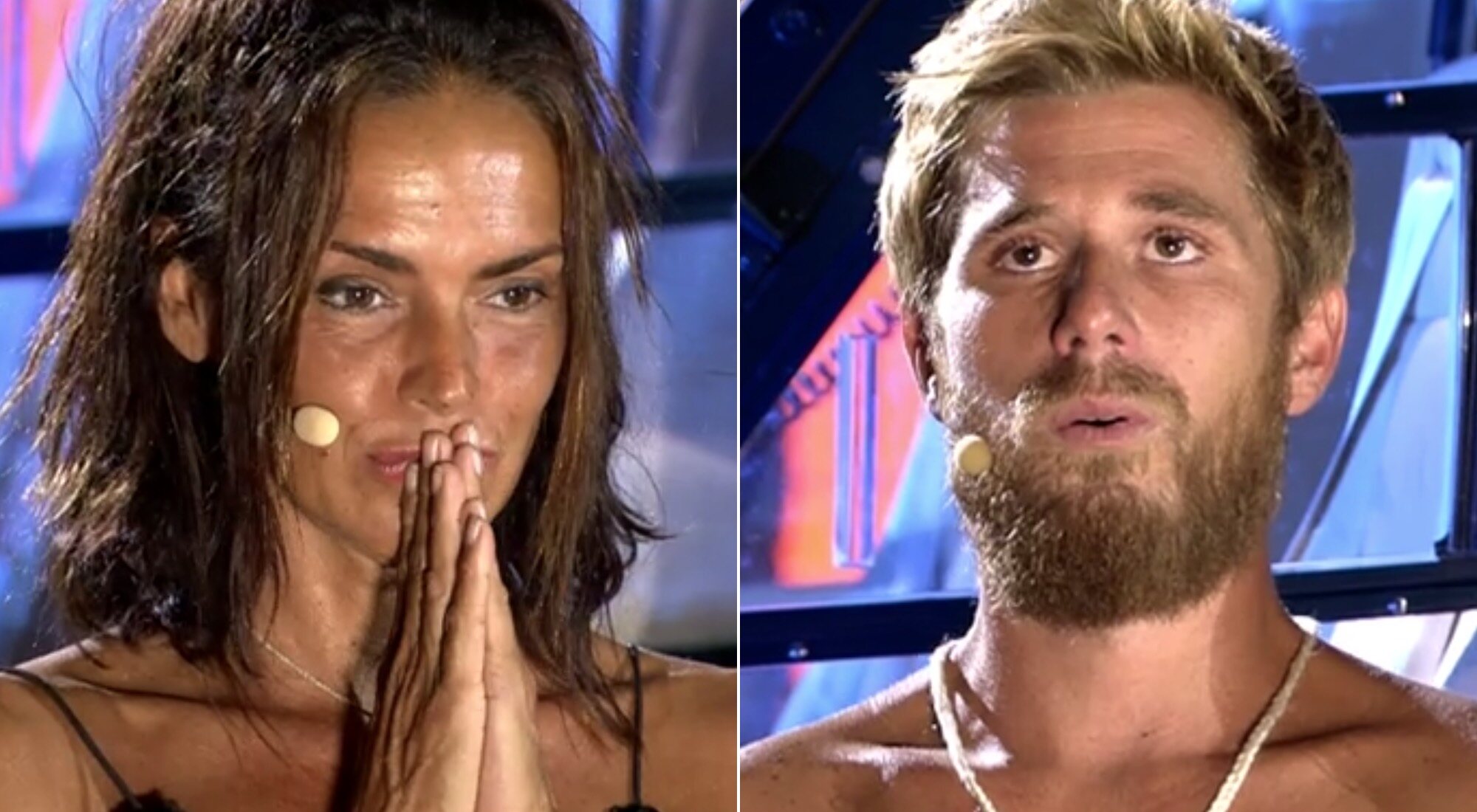 Olga Moreno y Tom Brusse, antes de la expulsión de 'Supervivientes 2021'