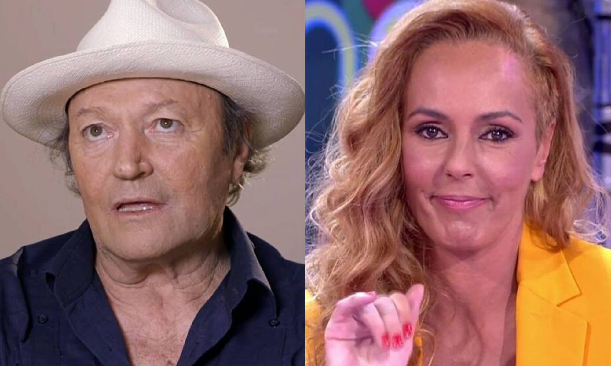 Amador Mohedano y Rocío Carrasco