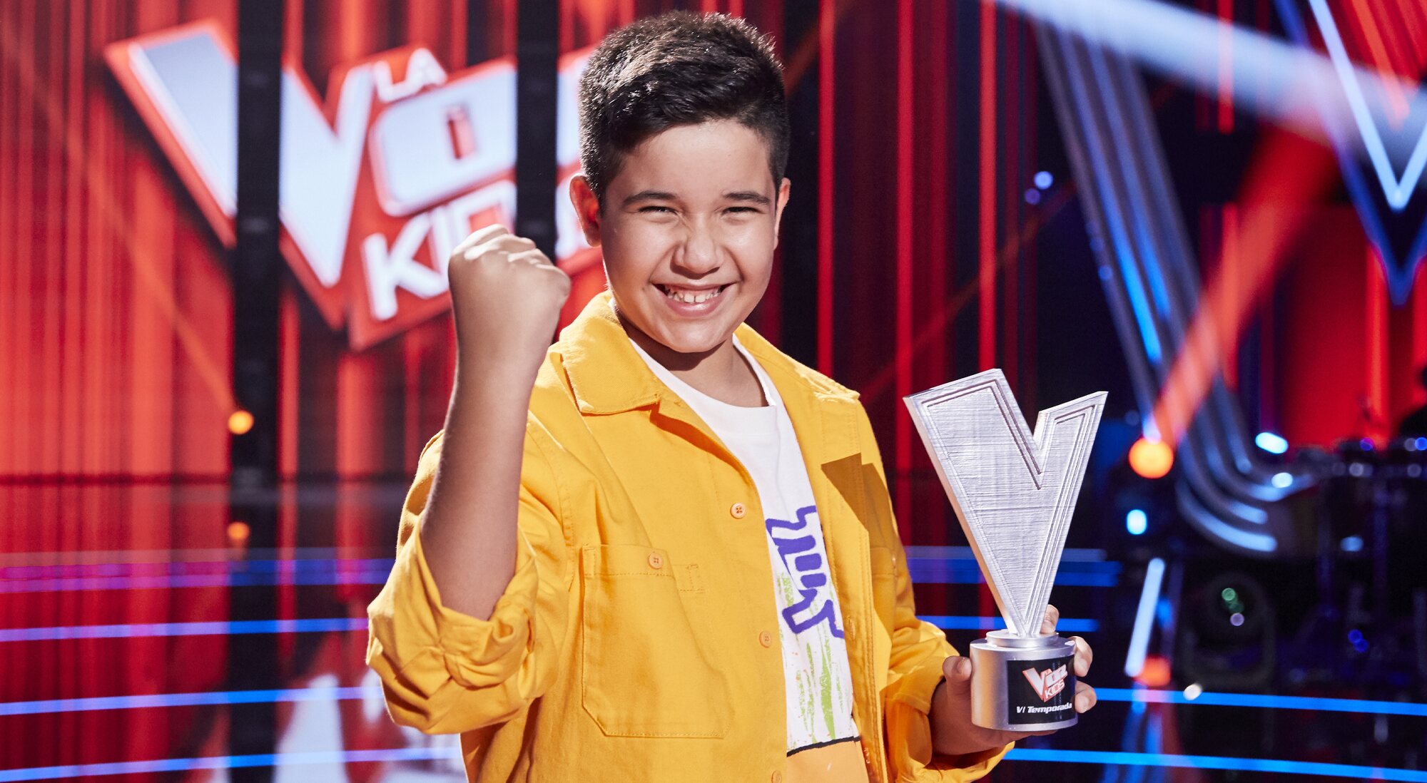 Levi Díaz en la Final de 'La Voz Kids'