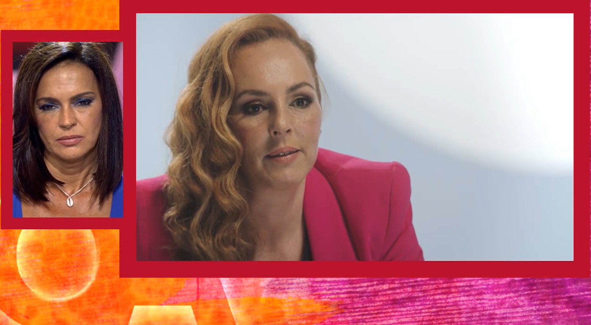 Olga Moreno, atenta al testimonio de Rocío Carrasco en 'Ahora, Olga'