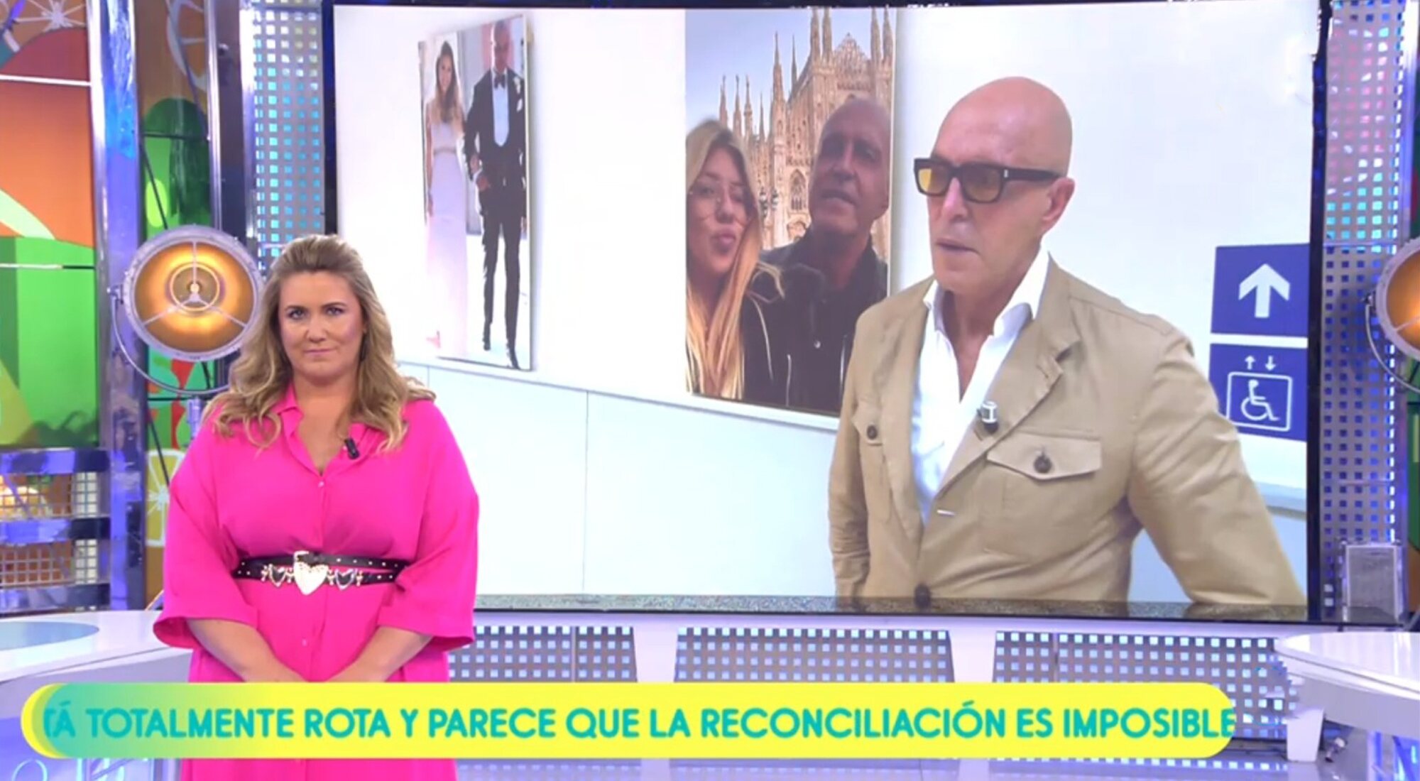 Carlota Corredera y Kiko Matamoros en el arranque de 'Sálvame' del 29 de julio