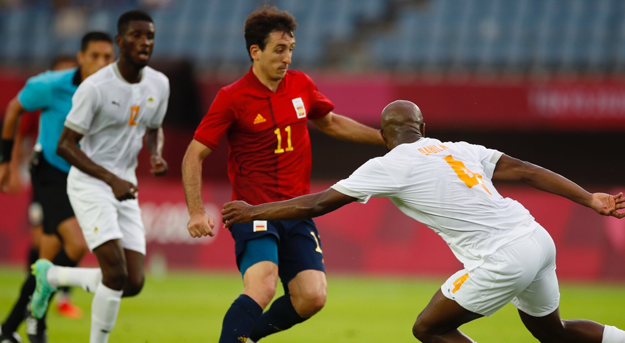 Partido de fútbol España-Costa de Marfil de los Juegos Olímpicos de Tokio