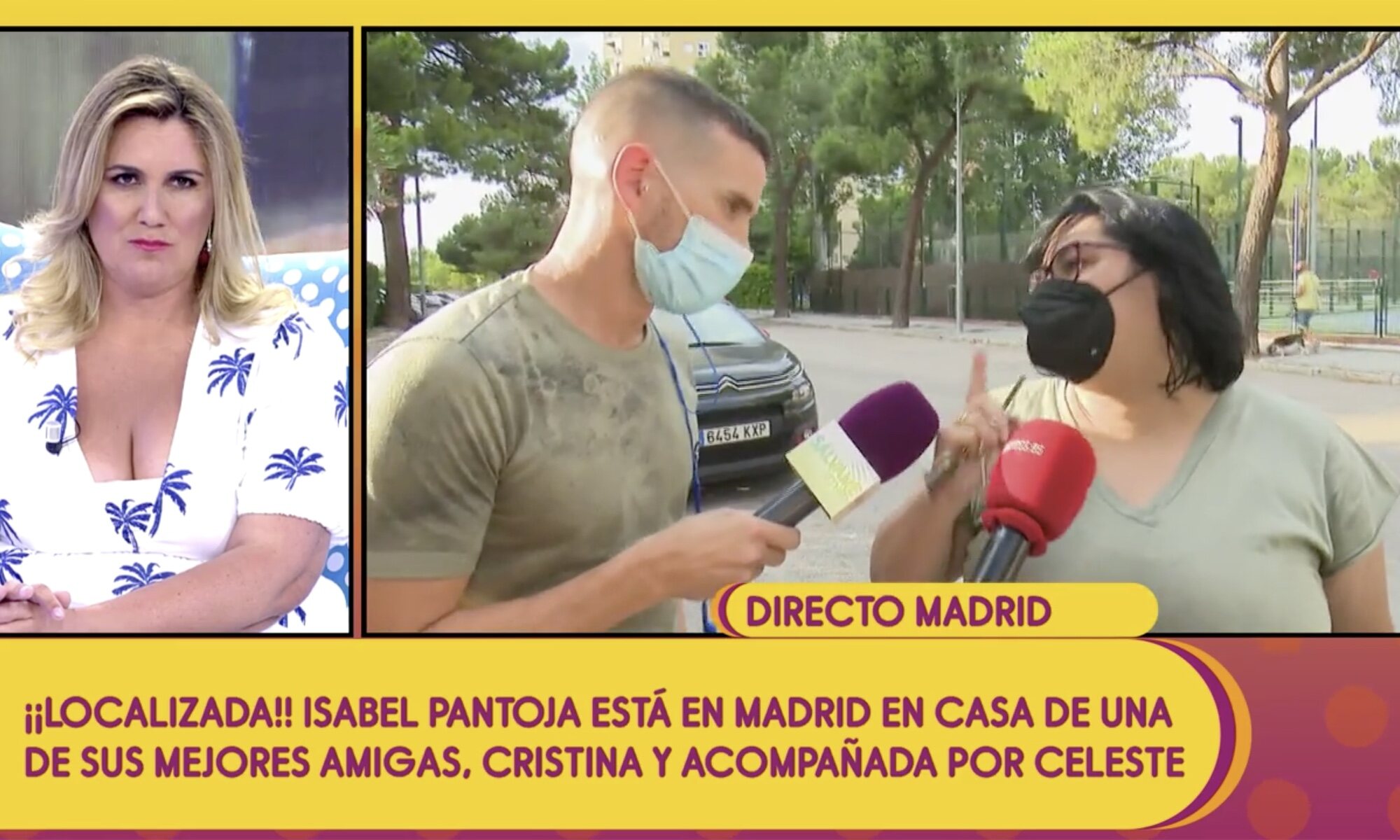 Carlota Corredera, Sergi Ferré y Celeste en 'Sálvame'