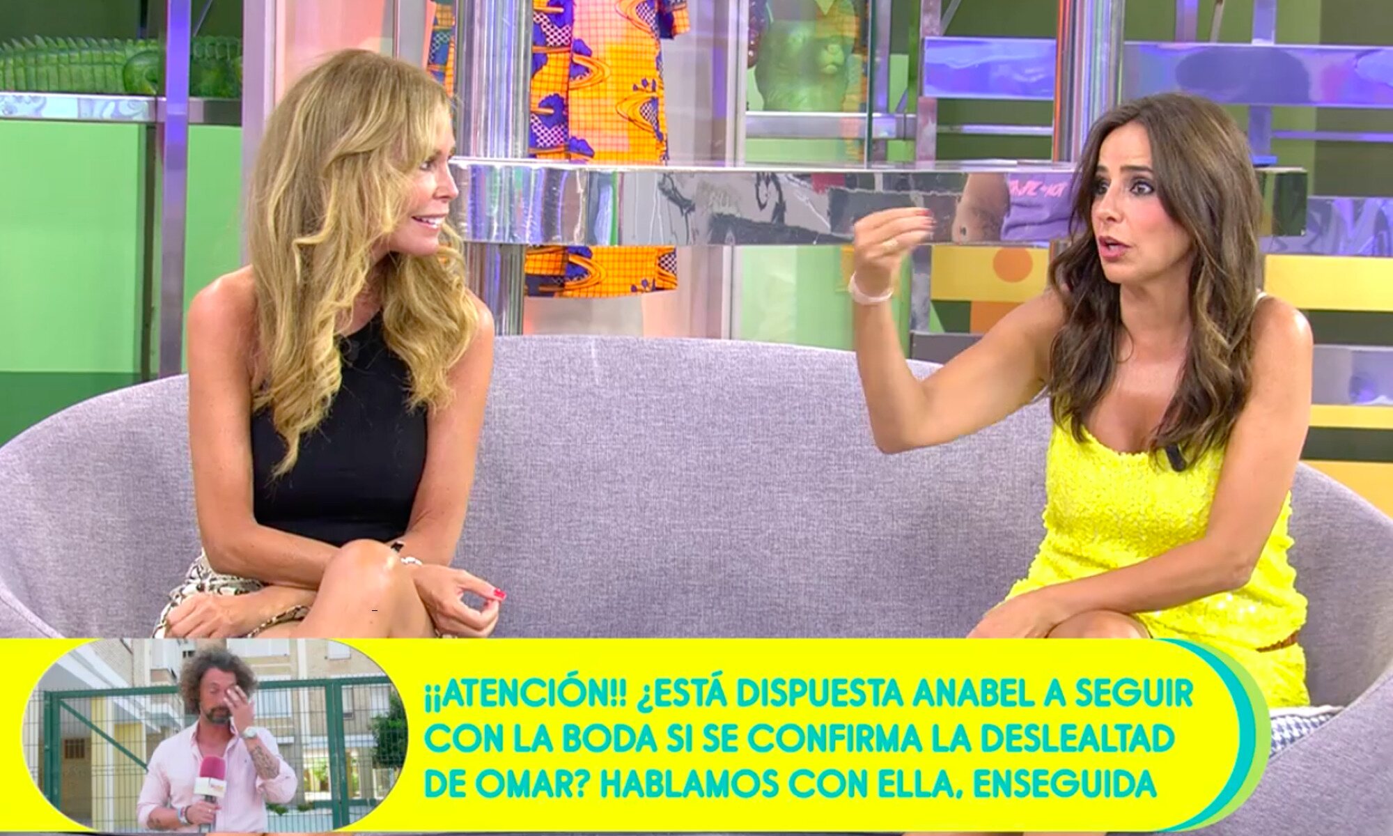 Lara Dibildos y Carmen Alcayde en 'Sálvame'